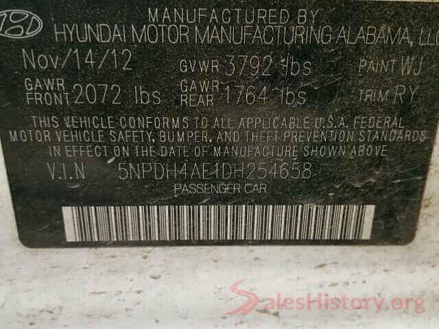 1C4RJEBG5HC674733 2013 HYUNDAI ELANTRA