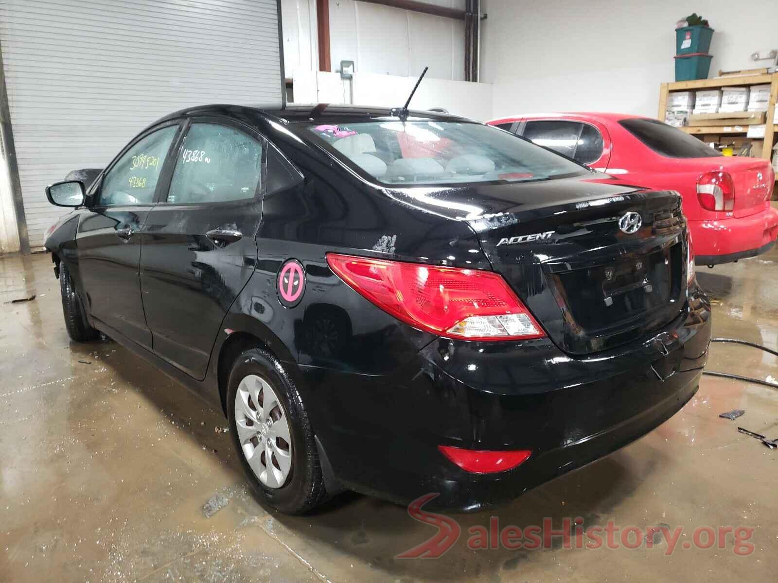 KMHCT4AE8GU064114 2016 HYUNDAI ACCENT