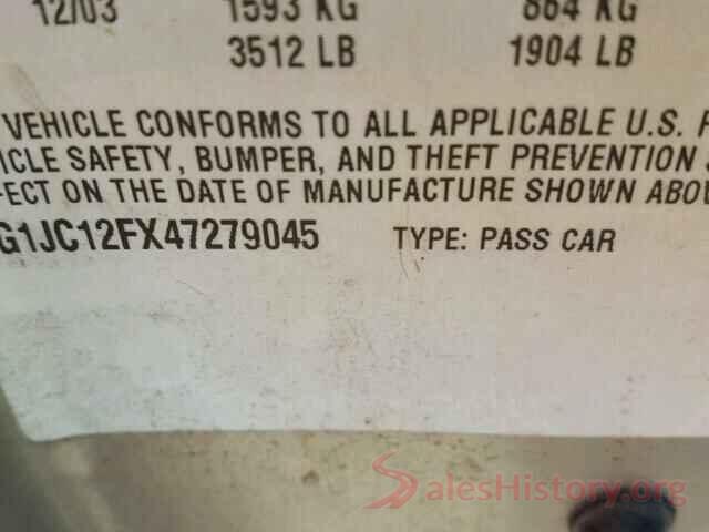 1N4AL3AP8HC163472 2004 CHEVROLET CAVALIER