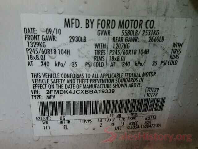 JTNKHMBX2M1111650 2011 FORD EDGE