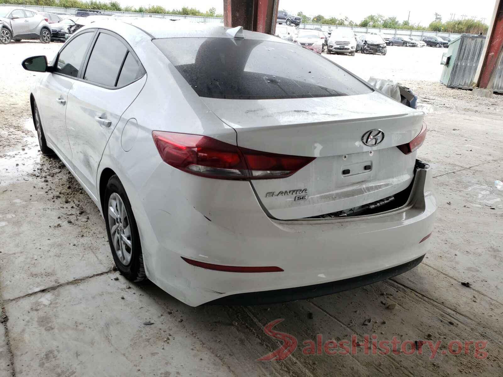 5NPD74LF3HH173885 2017 HYUNDAI ELANTRA