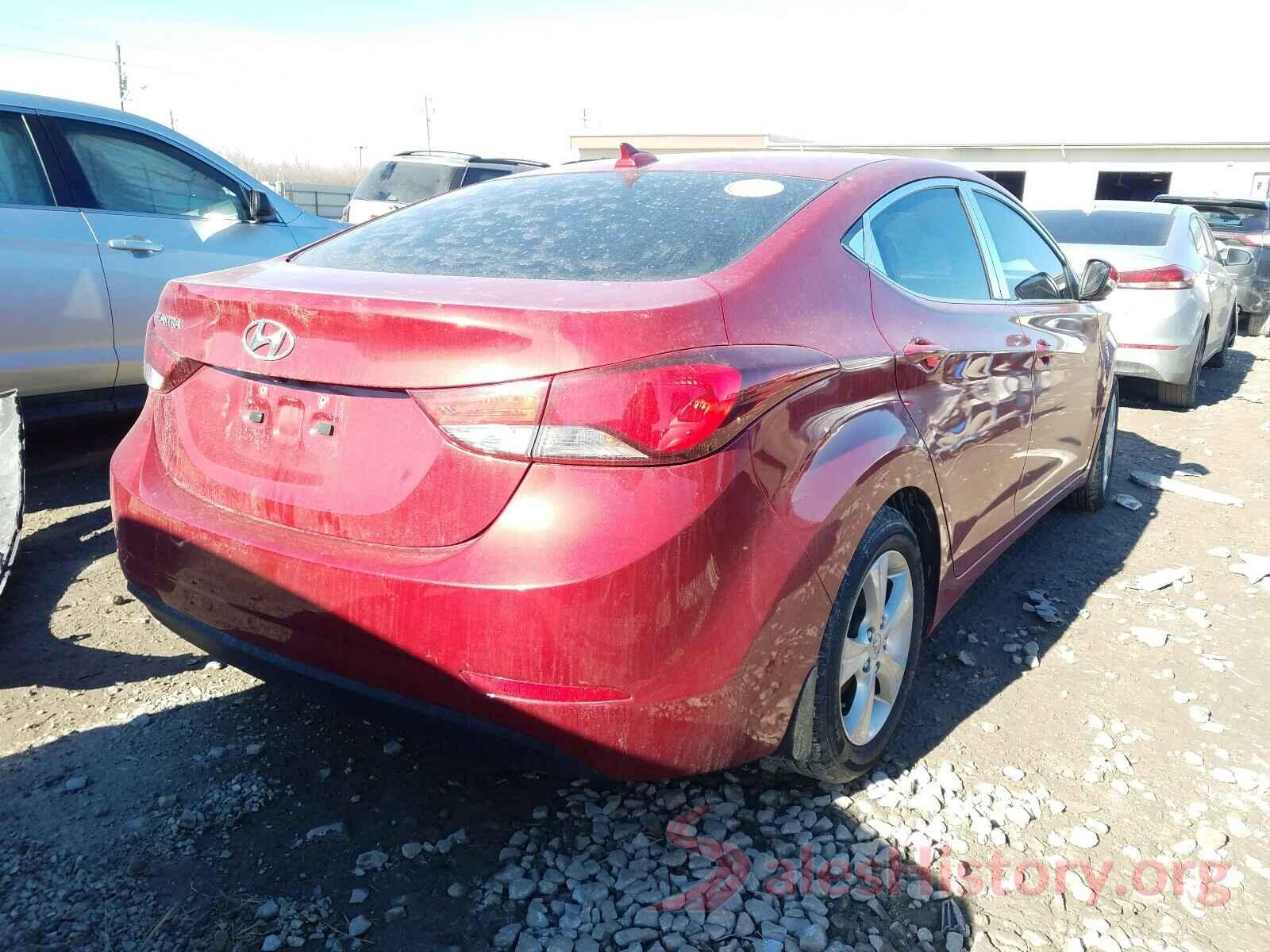 KMHDH4AE7GU591910 2016 HYUNDAI ELANTRA