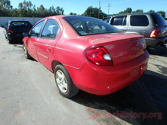 2HGFE2F2XNH511106 2000 DODGE NEON