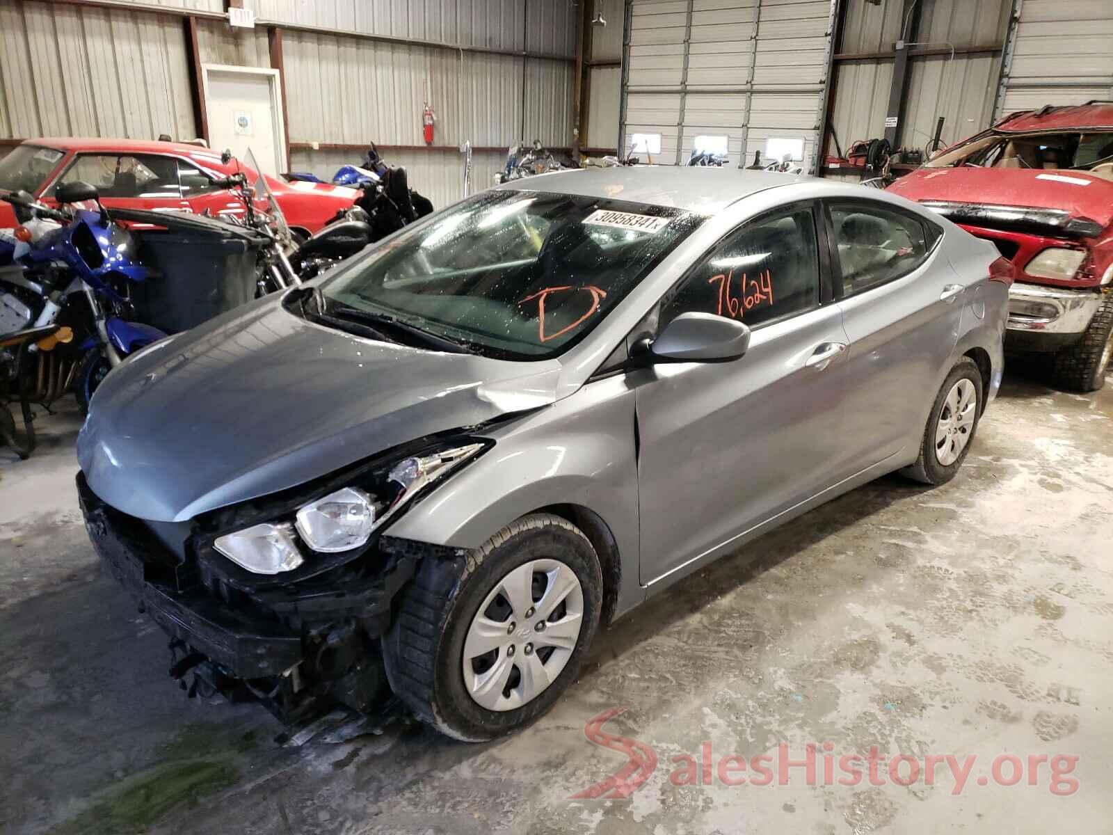 5NPDH4AE7GH672971 2016 HYUNDAI ELANTRA