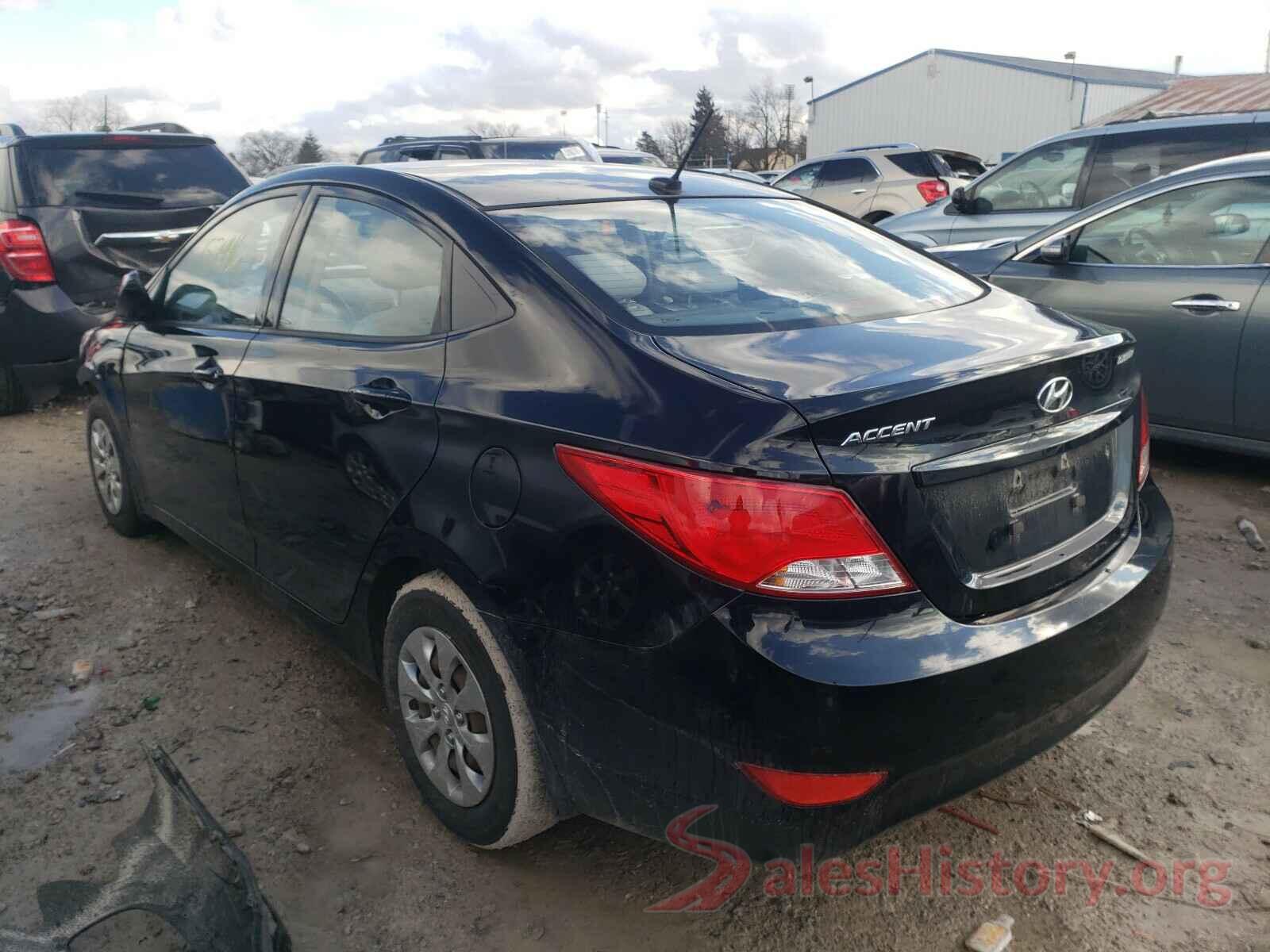 KMHCT4AE8GU074769 2016 HYUNDAI ACCENT