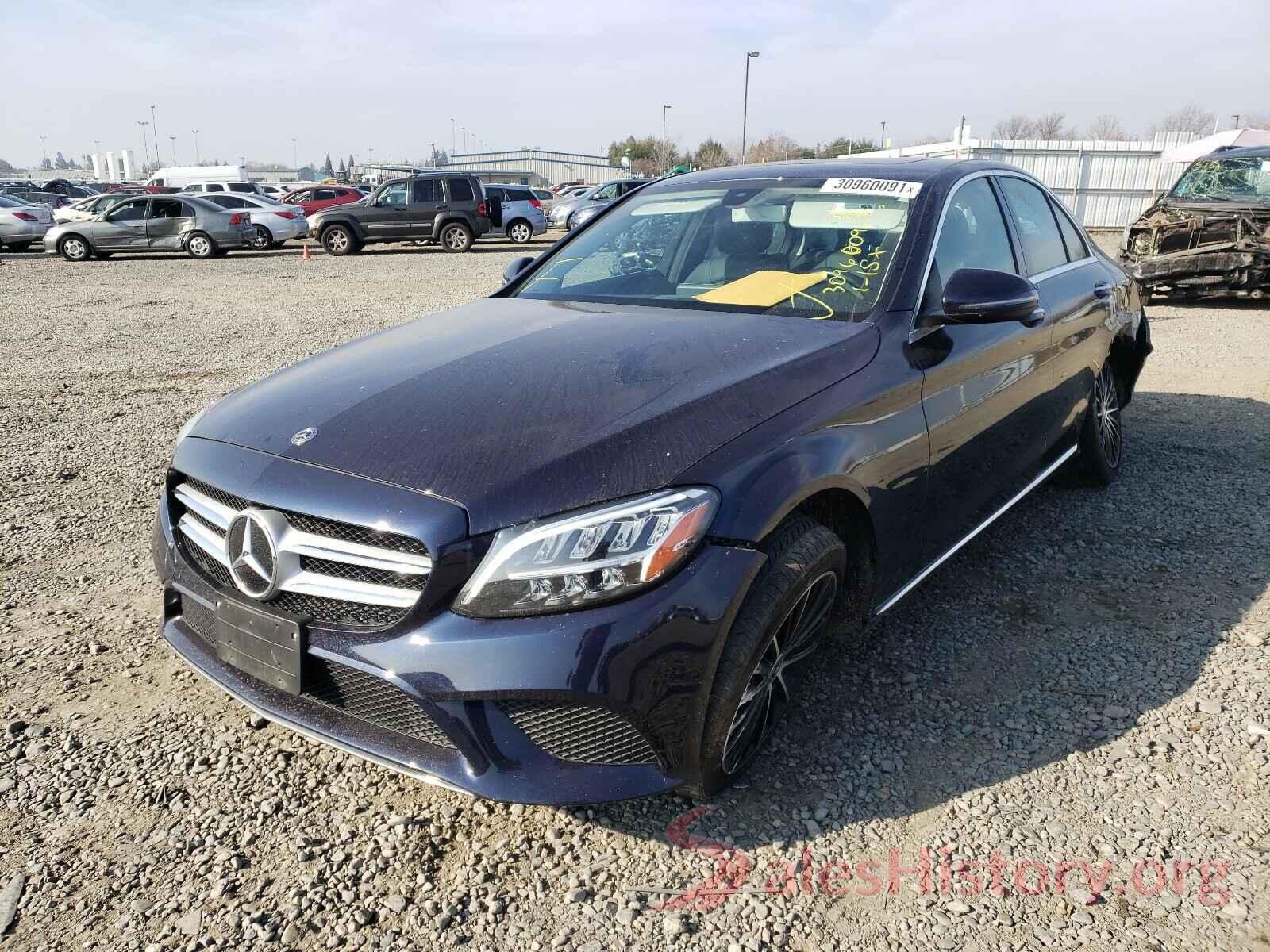 55SWF8DB3KU300864 2019 MERCEDES-BENZ C CLASS