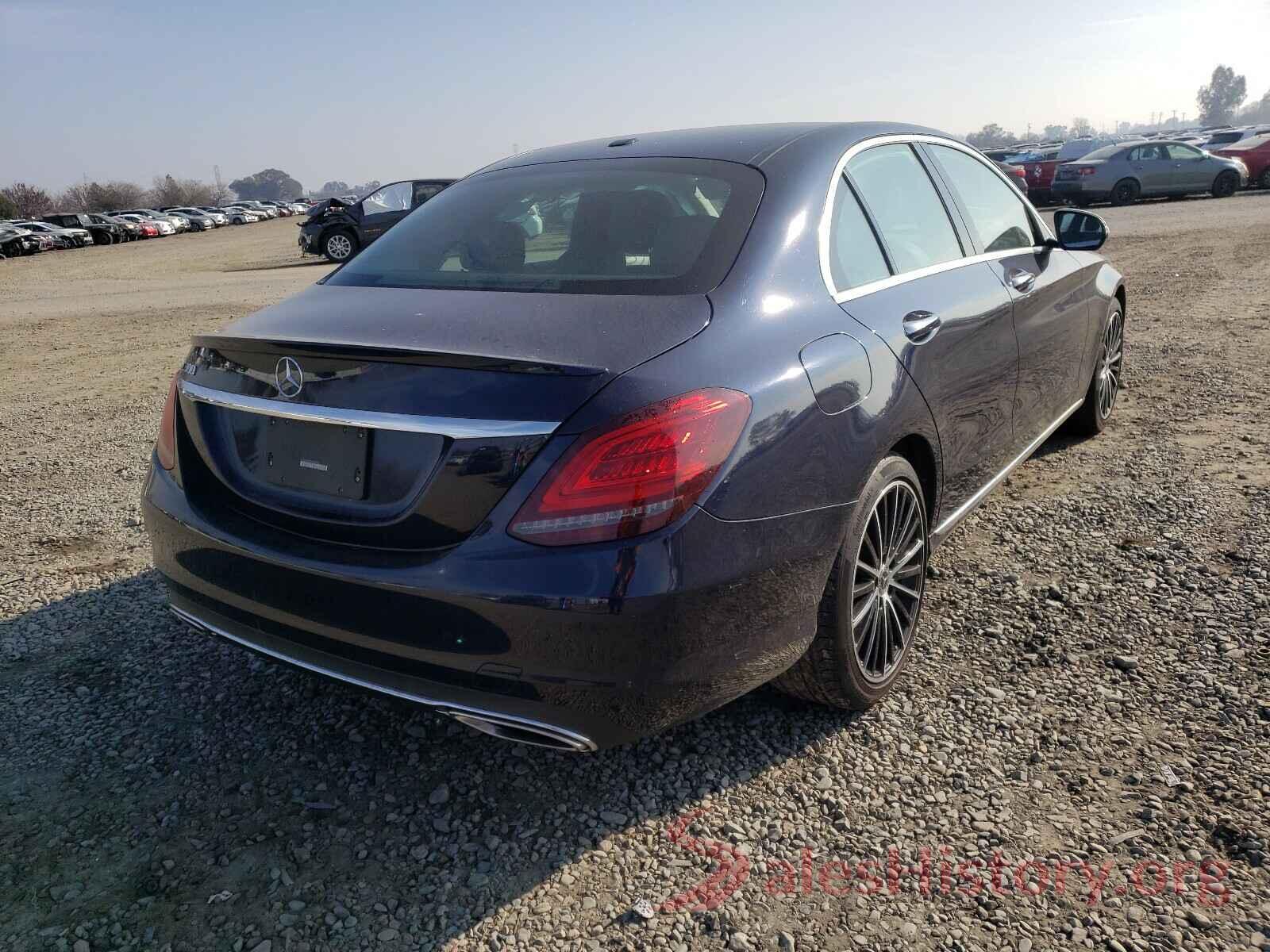 55SWF8DB3KU300864 2019 MERCEDES-BENZ C CLASS