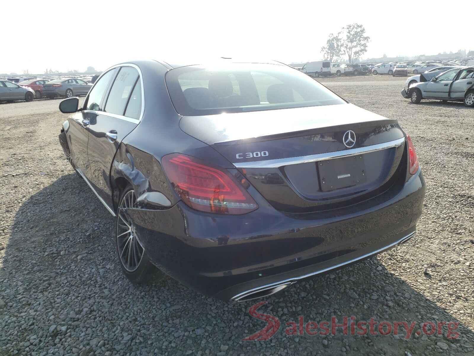 55SWF8DB3KU300864 2019 MERCEDES-BENZ C CLASS