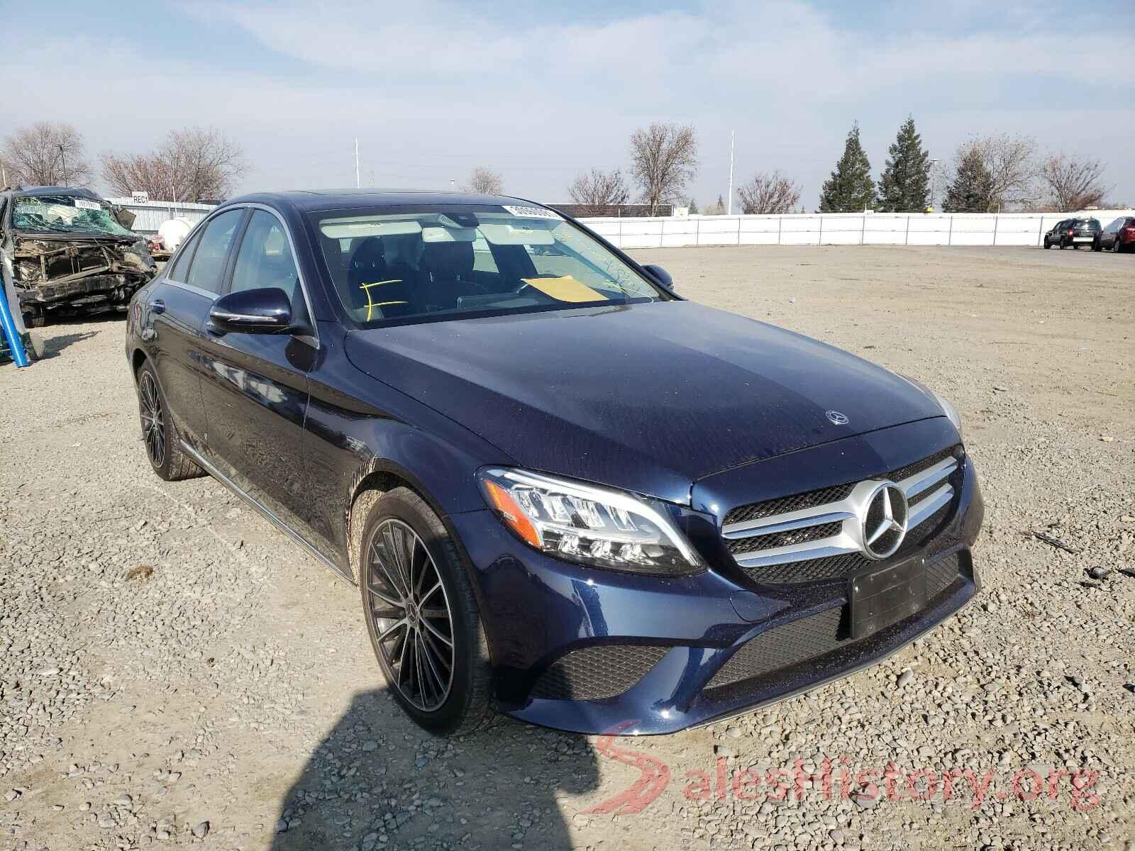 55SWF8DB3KU300864 2019 MERCEDES-BENZ C CLASS