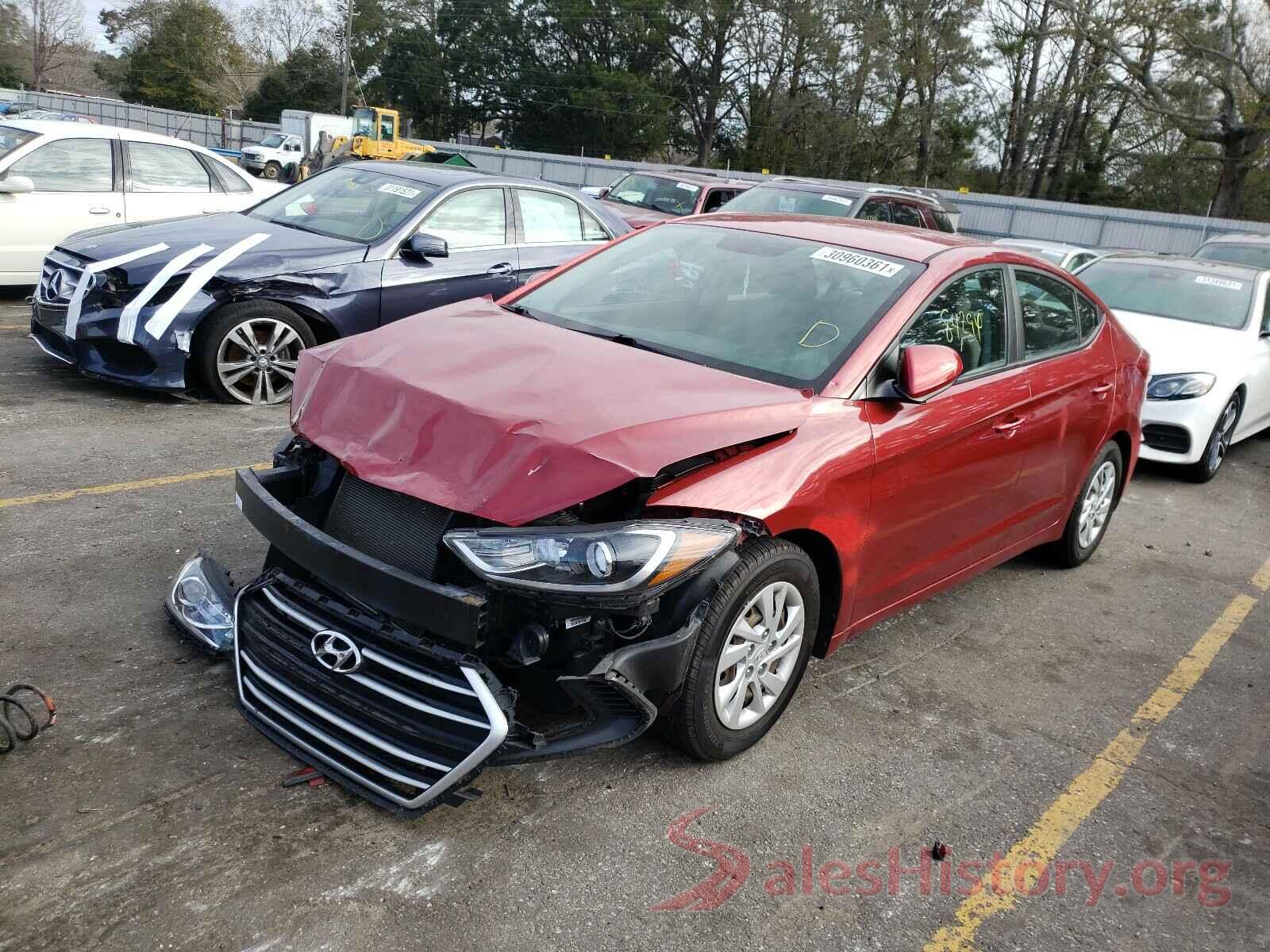 5NPD74LF1HH140836 2017 HYUNDAI ELANTRA