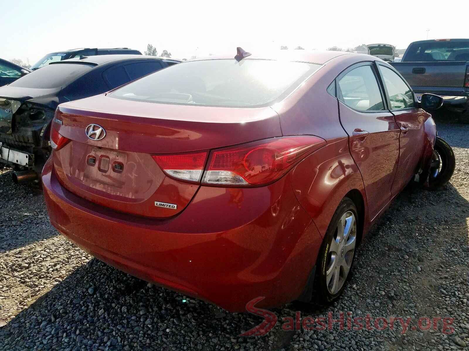 2T3ZFREV7JW495910 2013 HYUNDAI ELANTRA