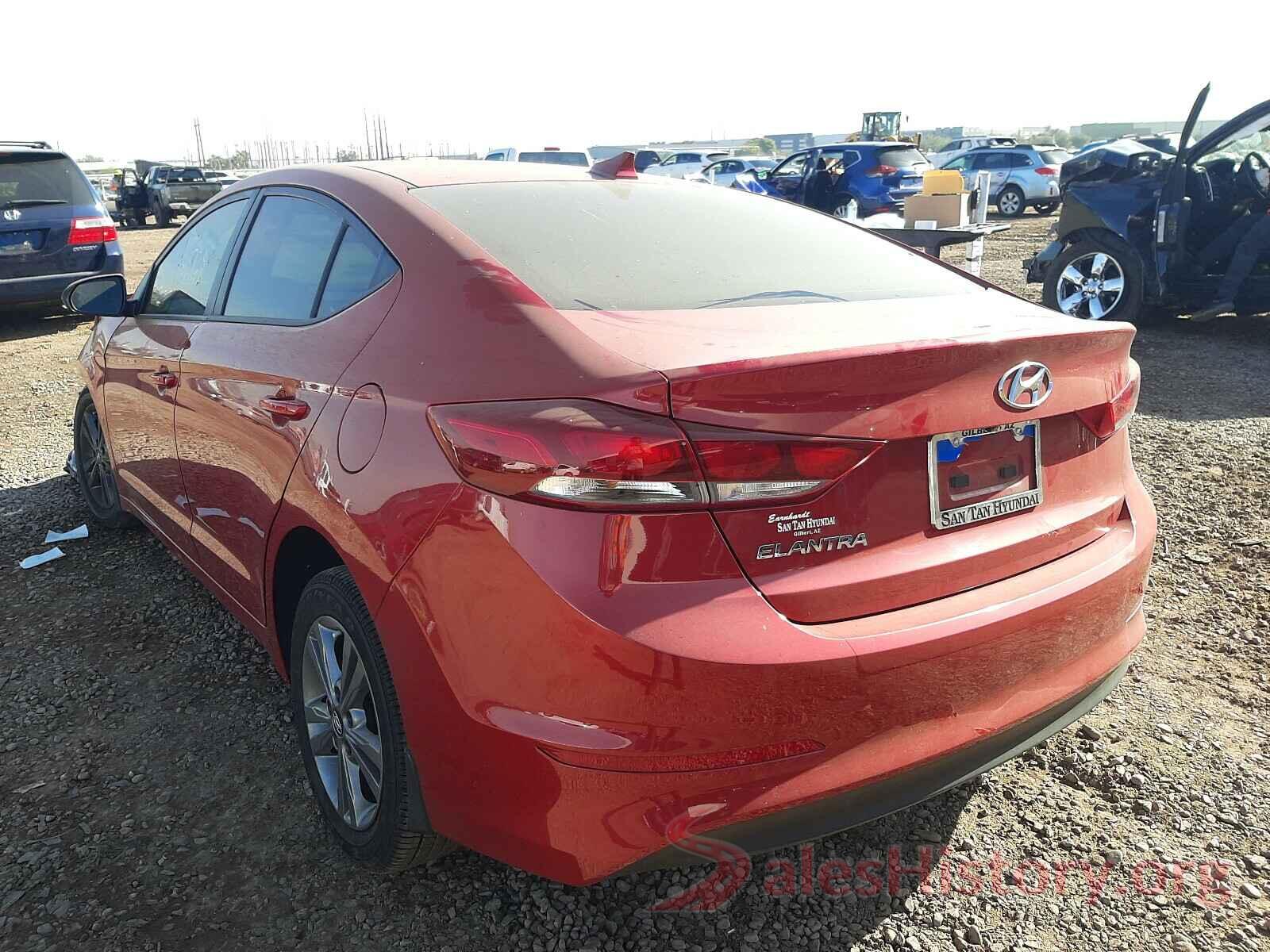 1N6ED0EB7MN701337 2018 HYUNDAI ELANTRA