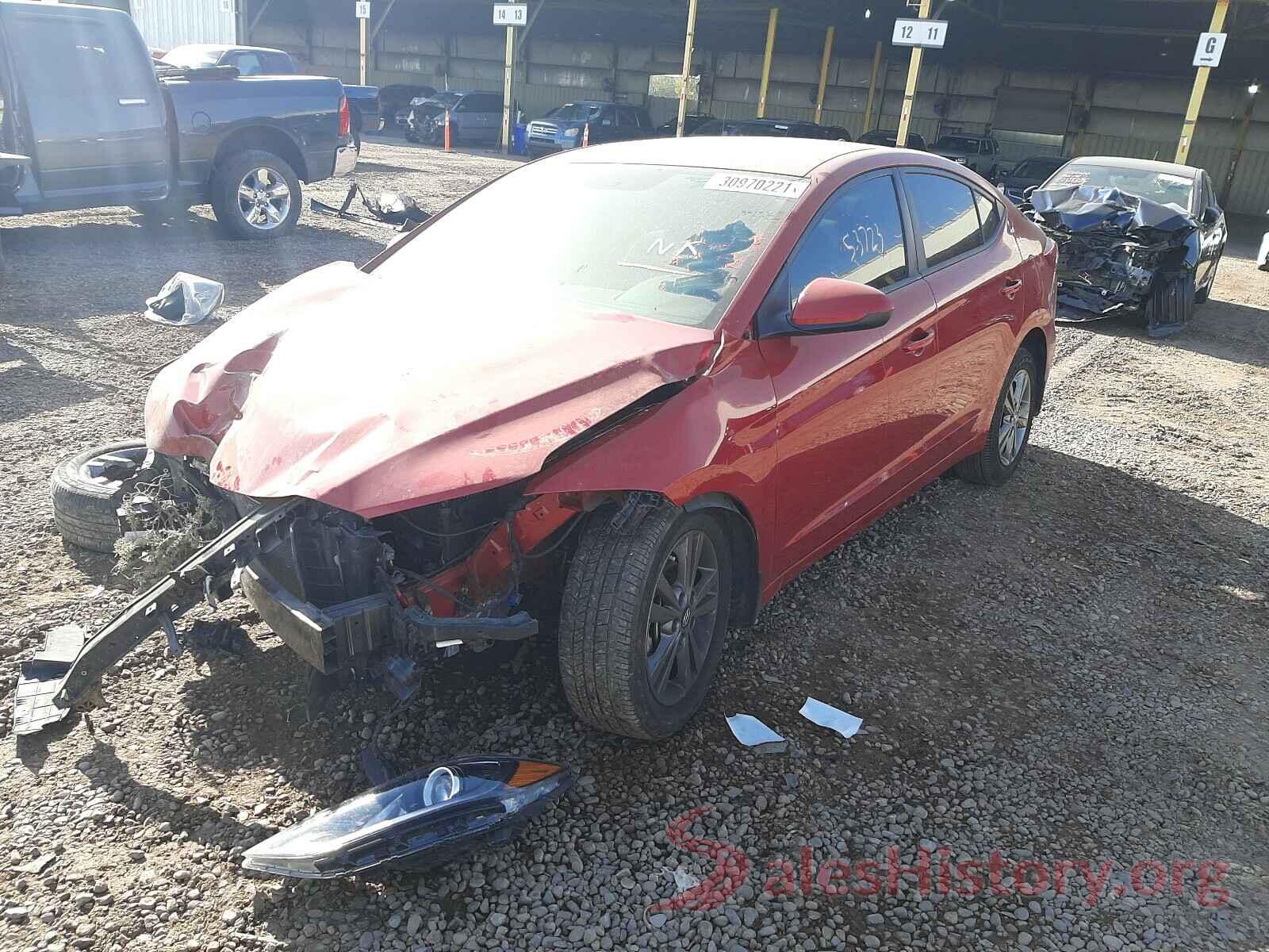 1N6ED0EB7MN701337 2018 HYUNDAI ELANTRA