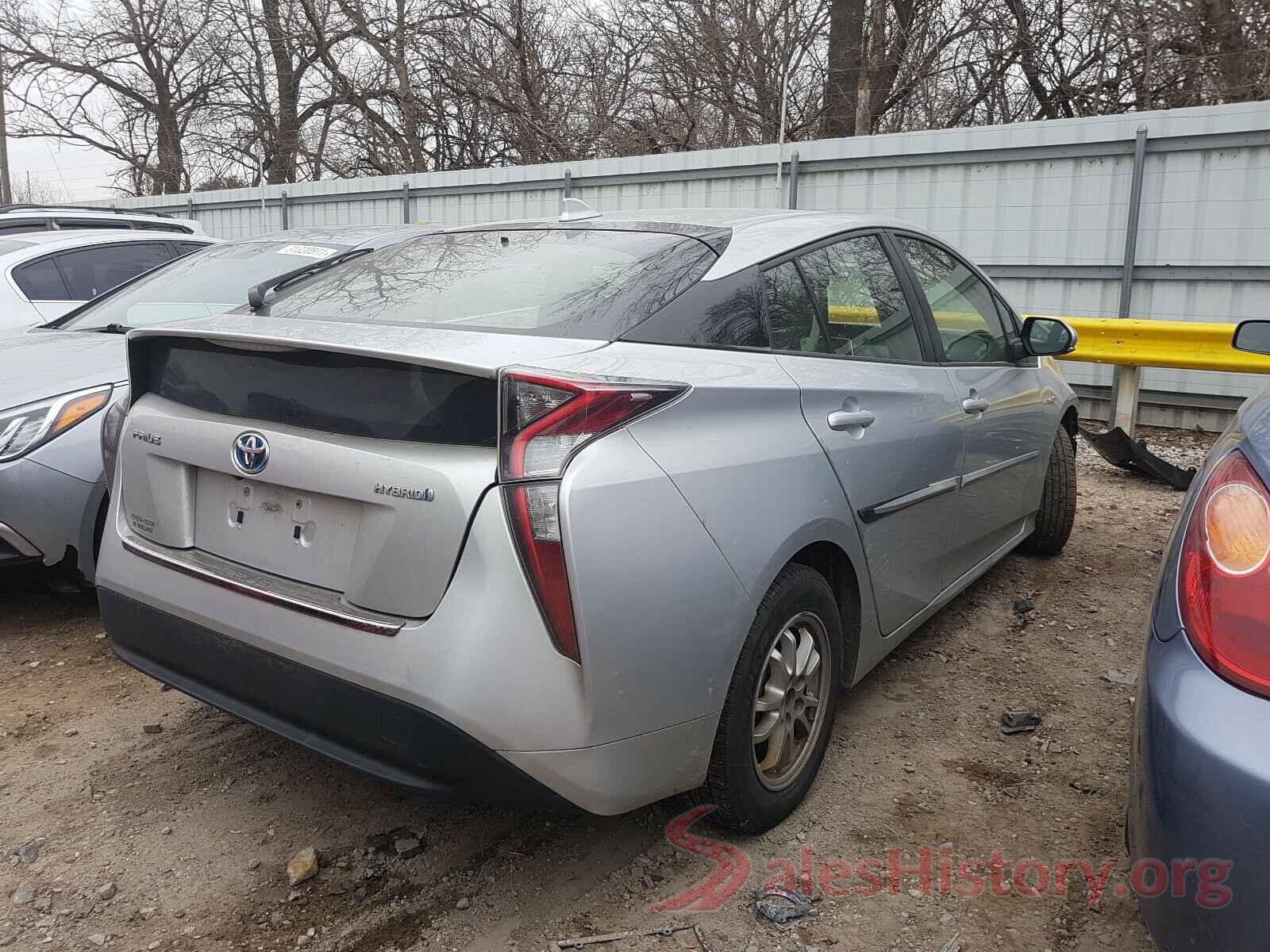 JTDKBRFU8H3541681 2017 TOYOTA PRIUS