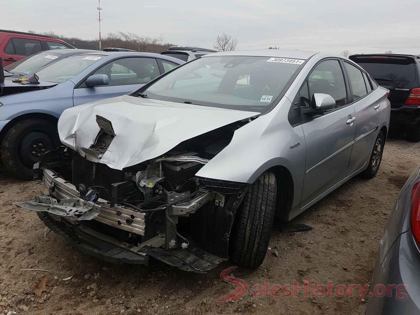 JTDKBRFU8H3541681 2017 TOYOTA PRIUS