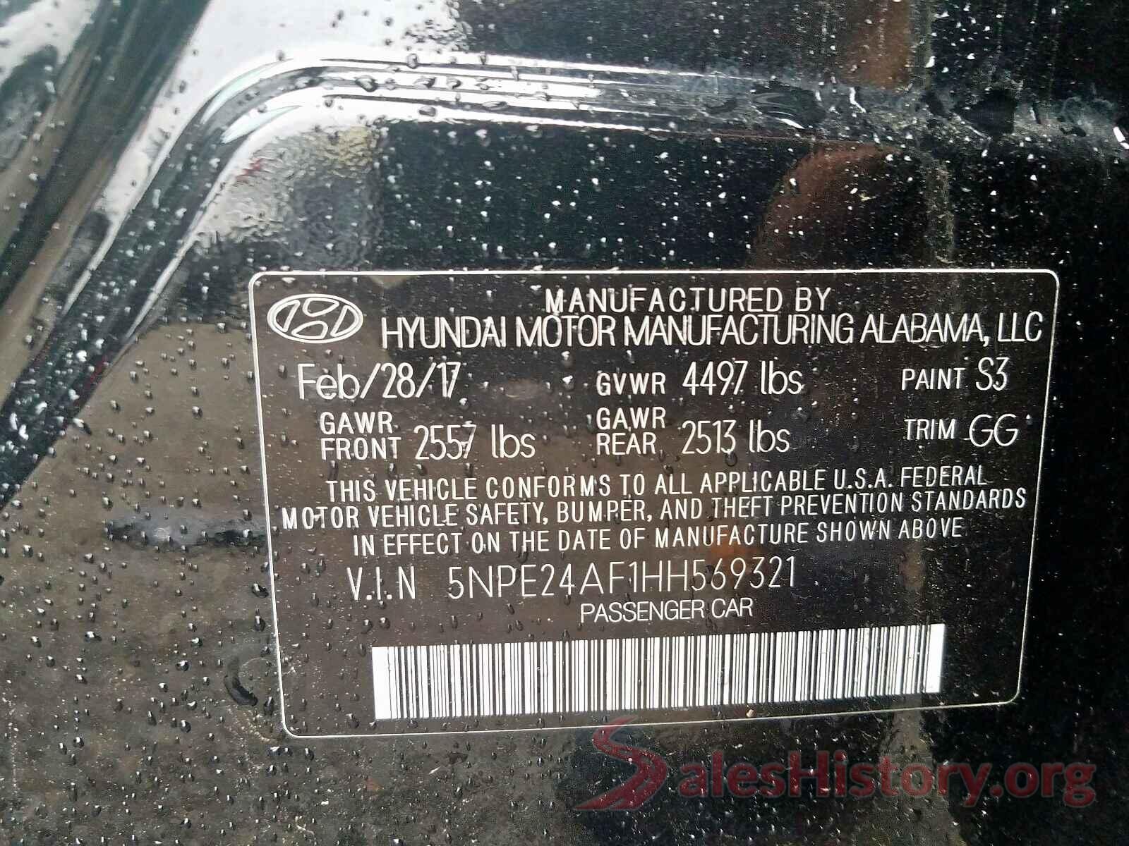 5N1AR2MM2GC602129 2017 HYUNDAI SONATA