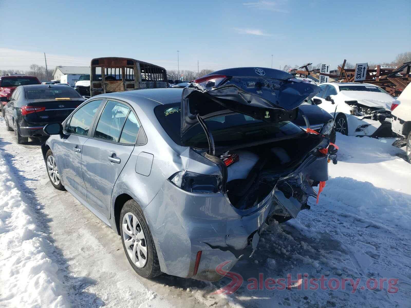 5YFEPRAE2LP120442 2020 TOYOTA COROLLA