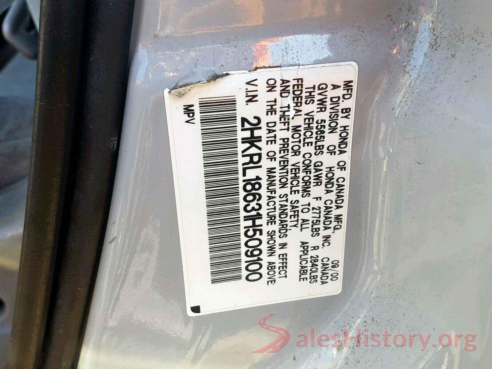 KNDJP3A57J7620364 2001 HONDA ODYSSEY EX