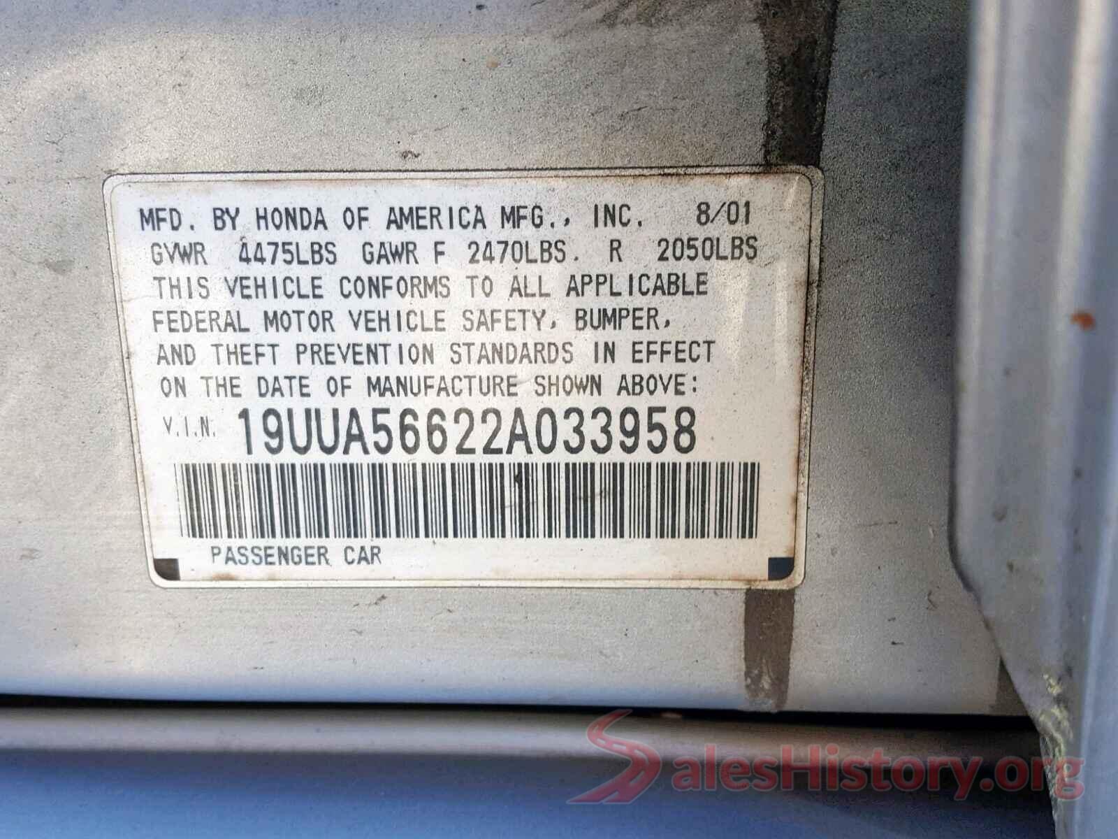 WDDHF5KB5GB237147 2002 ACURA 3.2 TL