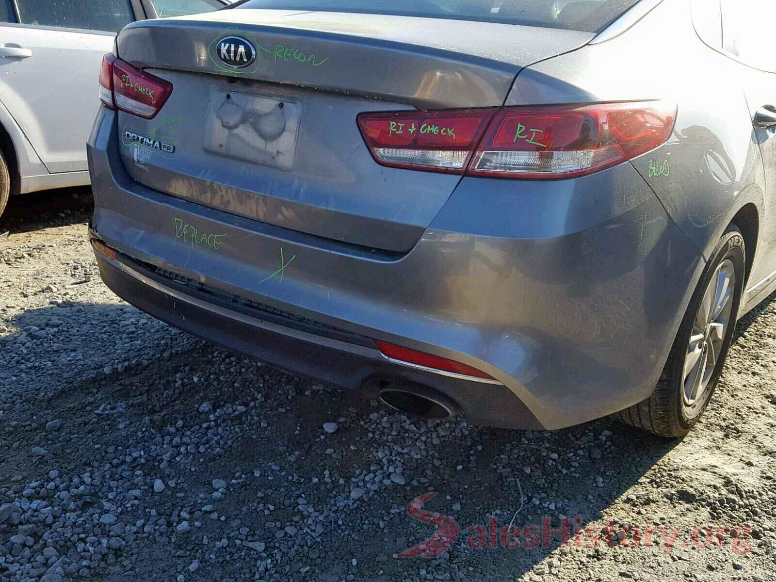 KNMAT2MT0GP607514 2016 KIA OPTIMA LX