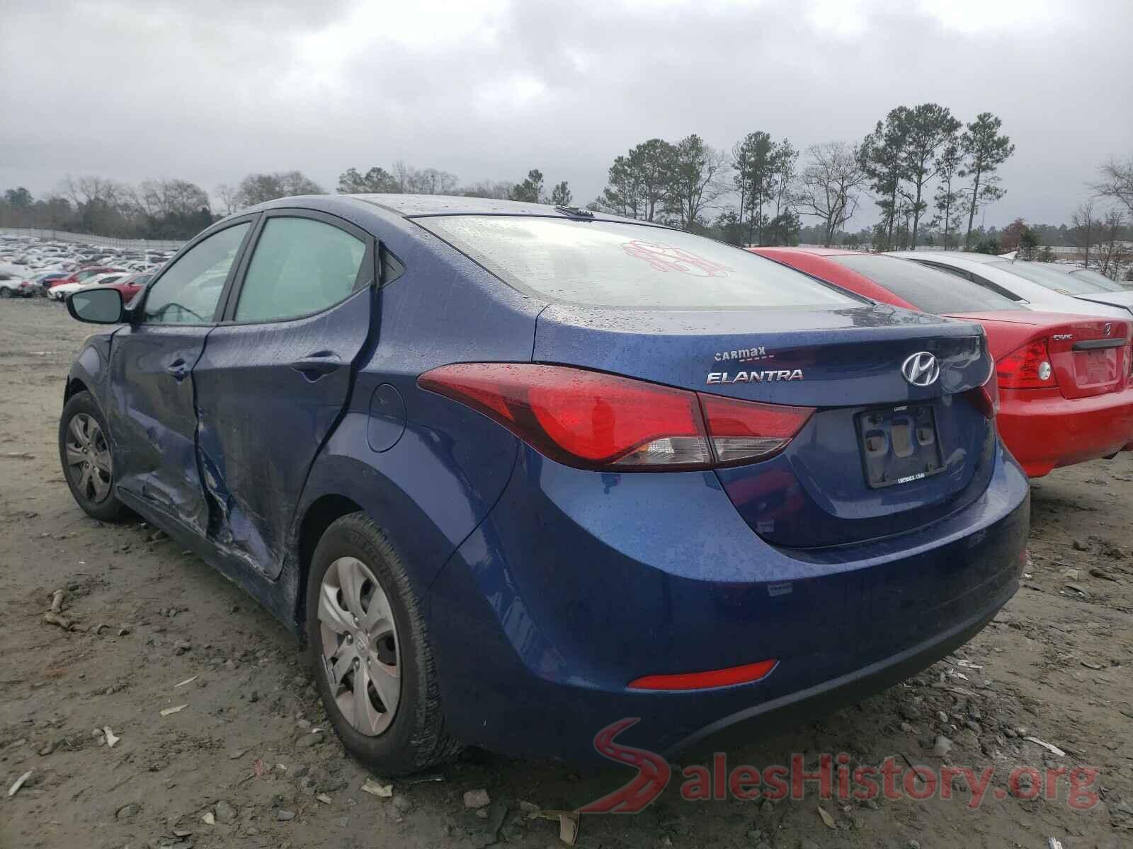 5NPDH4AE5GH685217 2016 HYUNDAI ELANTRA