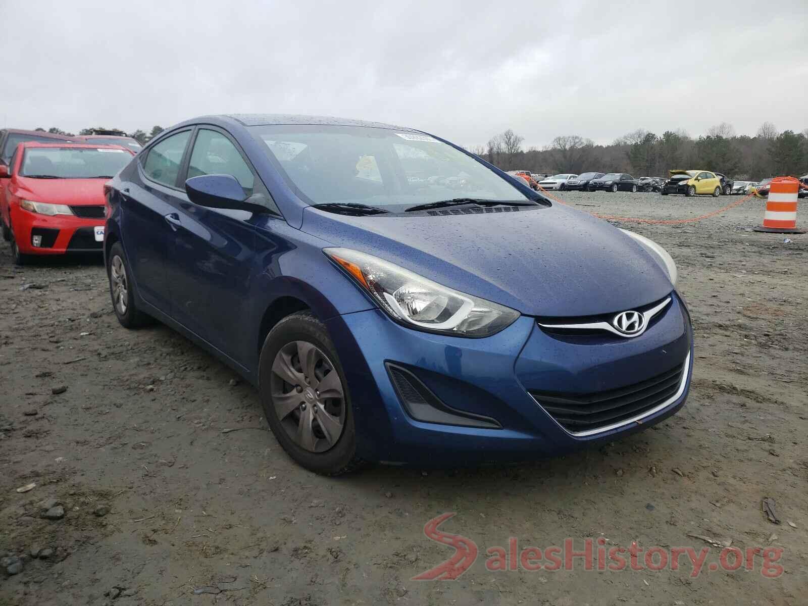 5NPDH4AE5GH685217 2016 HYUNDAI ELANTRA