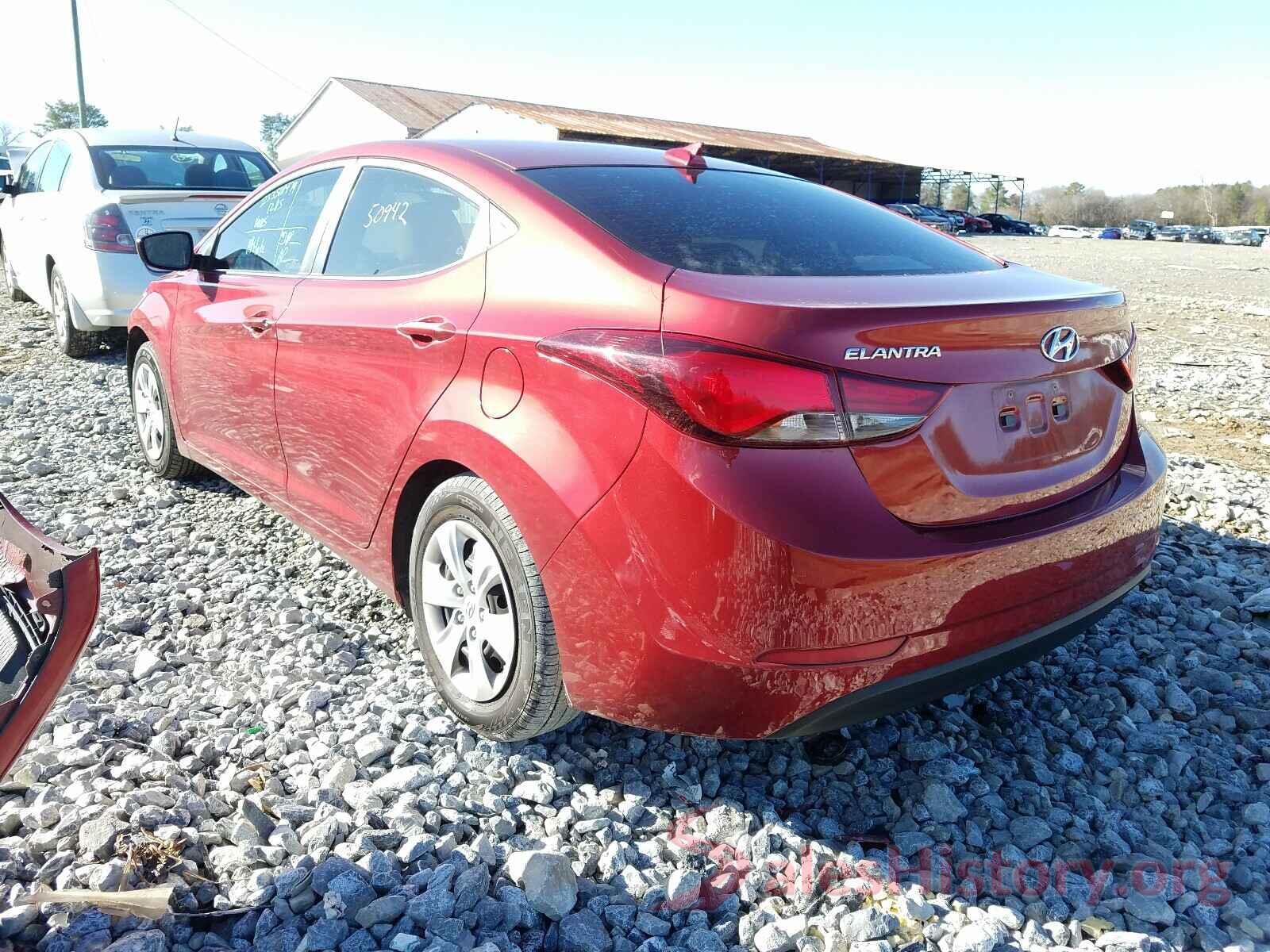 5NPDH4AE3GH744927 2016 HYUNDAI ELANTRA