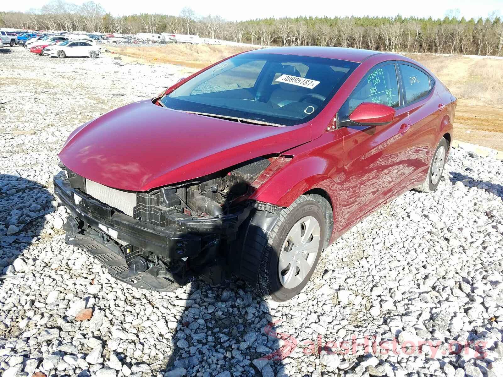 5NPDH4AE3GH744927 2016 HYUNDAI ELANTRA