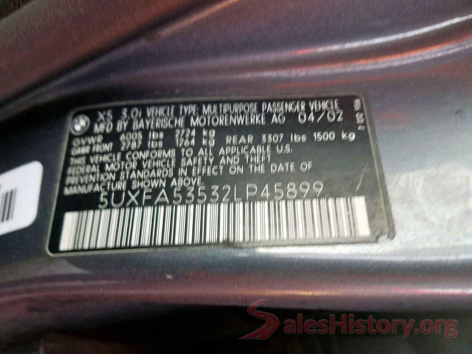 5TDYK3DC8GS695581 2002 BMW X5