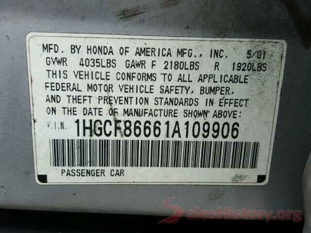 1C4PJLCB2HW668322 2001 HONDA ACCORD