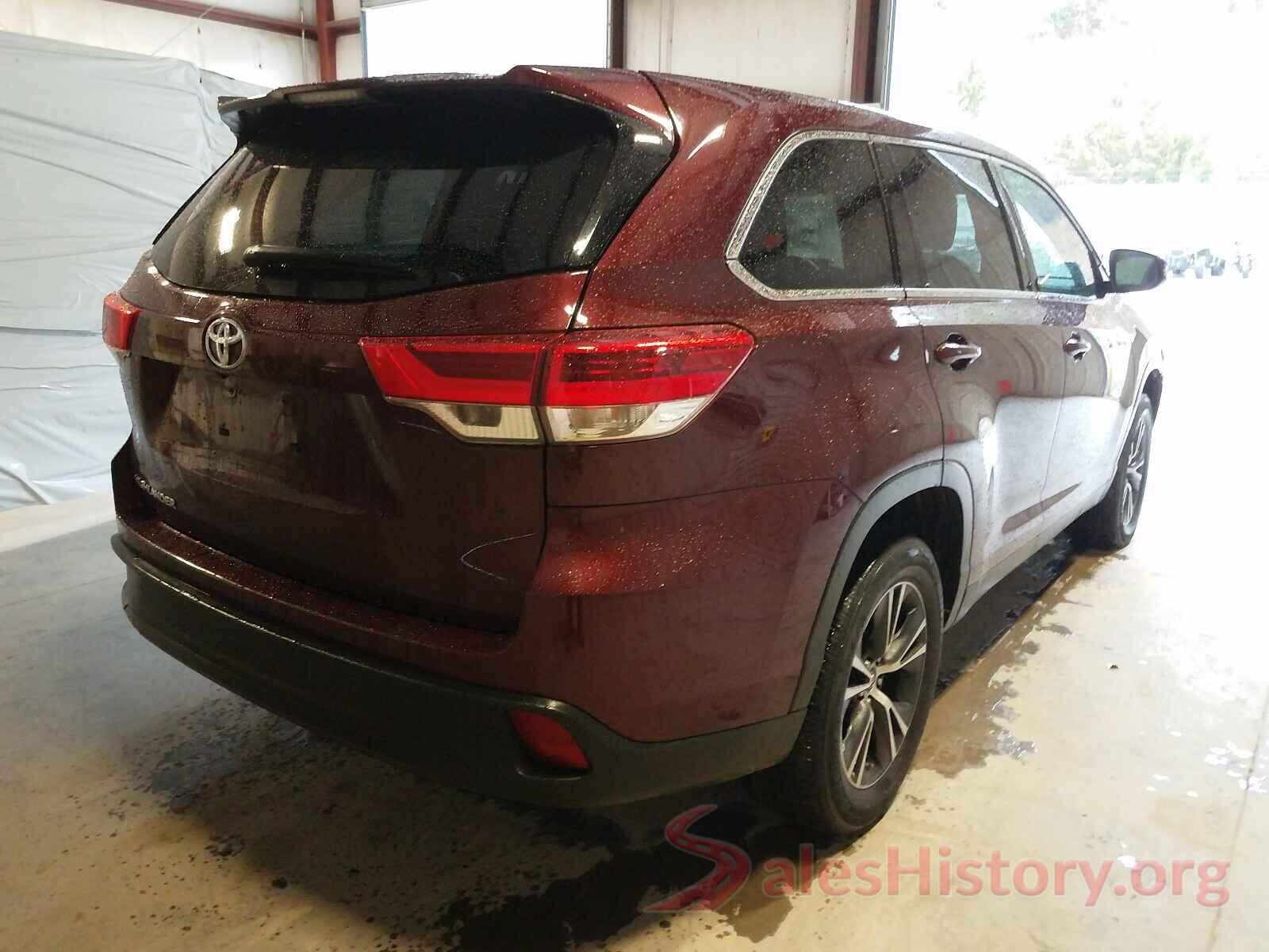 5TDZZRFH0KS320594 2019 TOYOTA HIGHLANDER