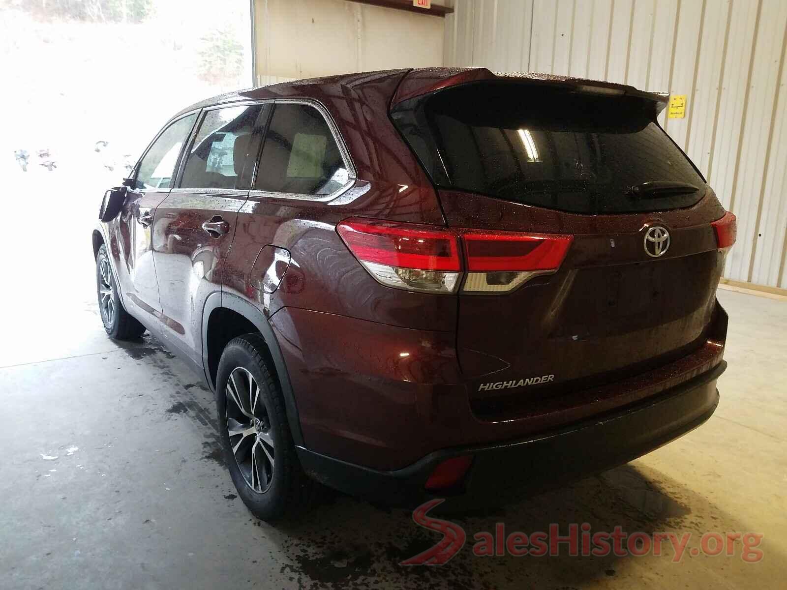 5TDZZRFH0KS320594 2019 TOYOTA HIGHLANDER