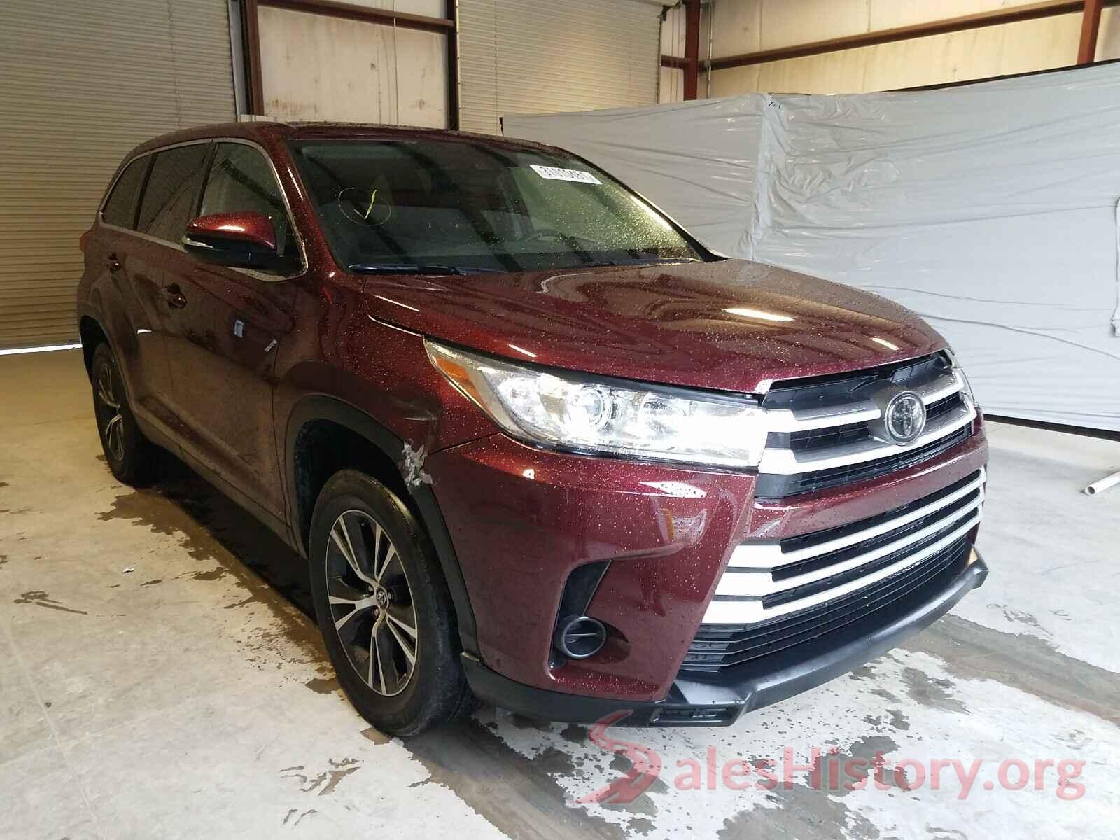 5TDZZRFH0KS320594 2019 TOYOTA HIGHLANDER