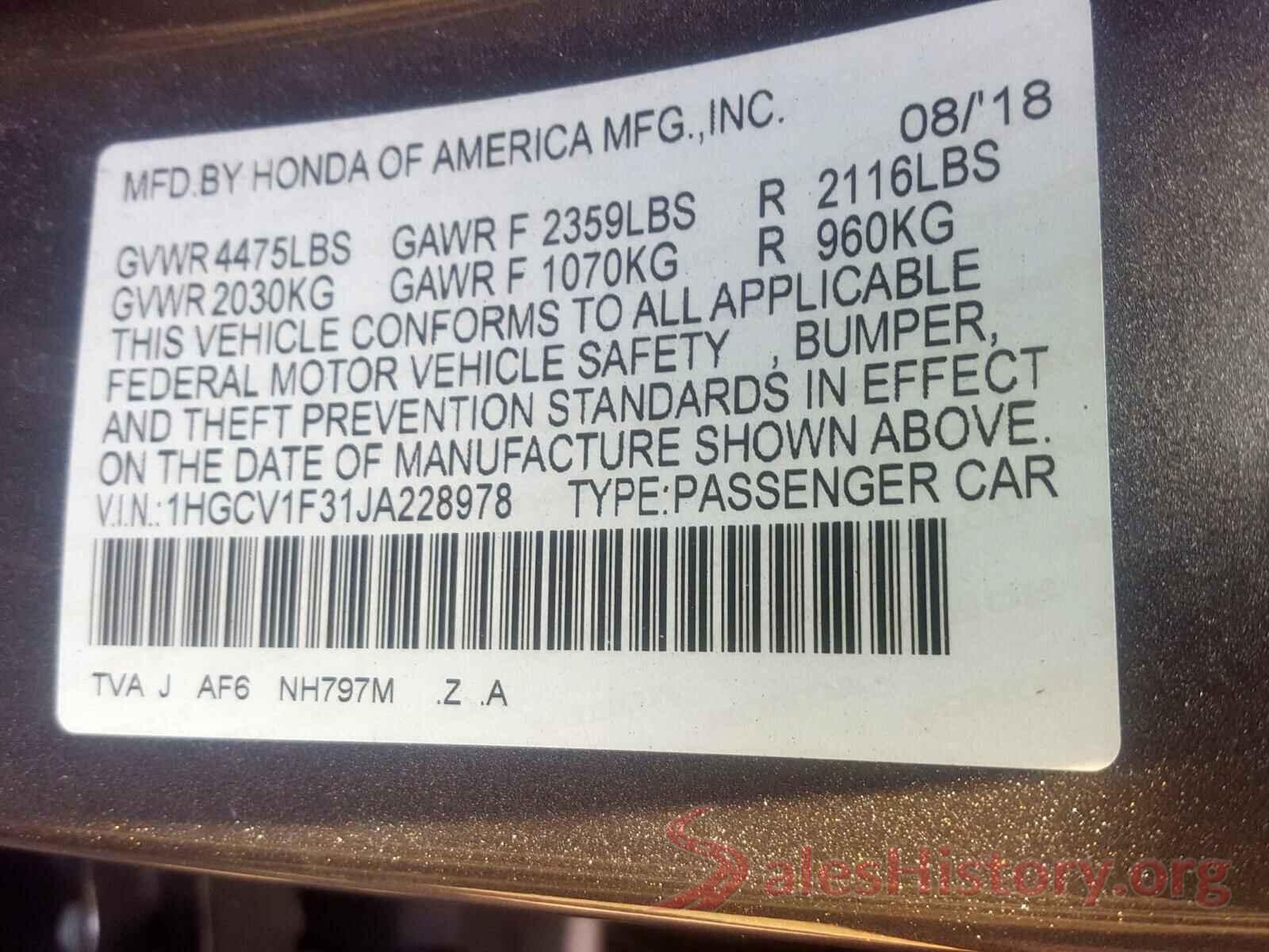 WDDWJ6EB0HF435782 2018 HONDA ACCORD