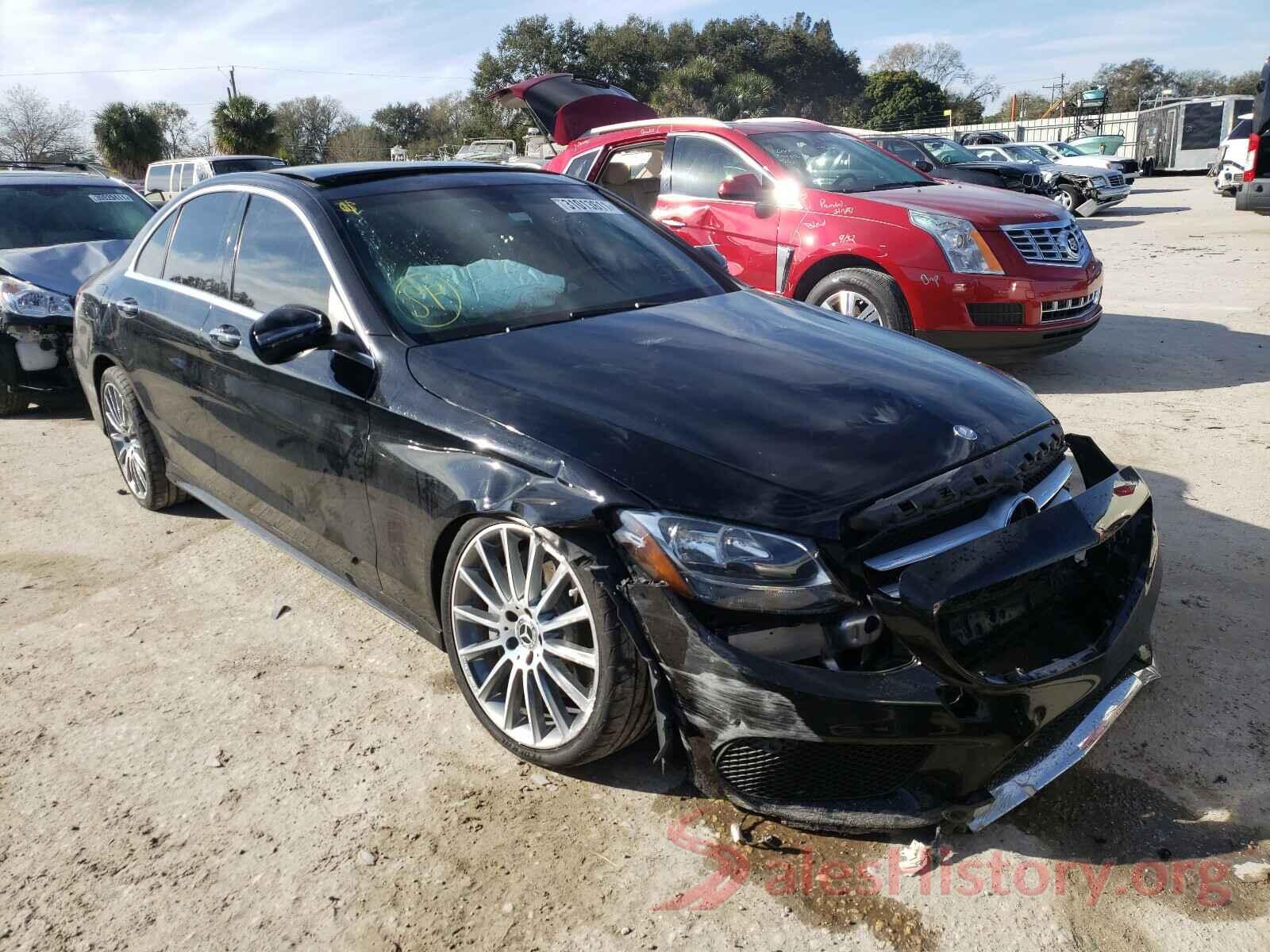 55SWF4JB0HU217687 2017 MERCEDES-BENZ C CLASS