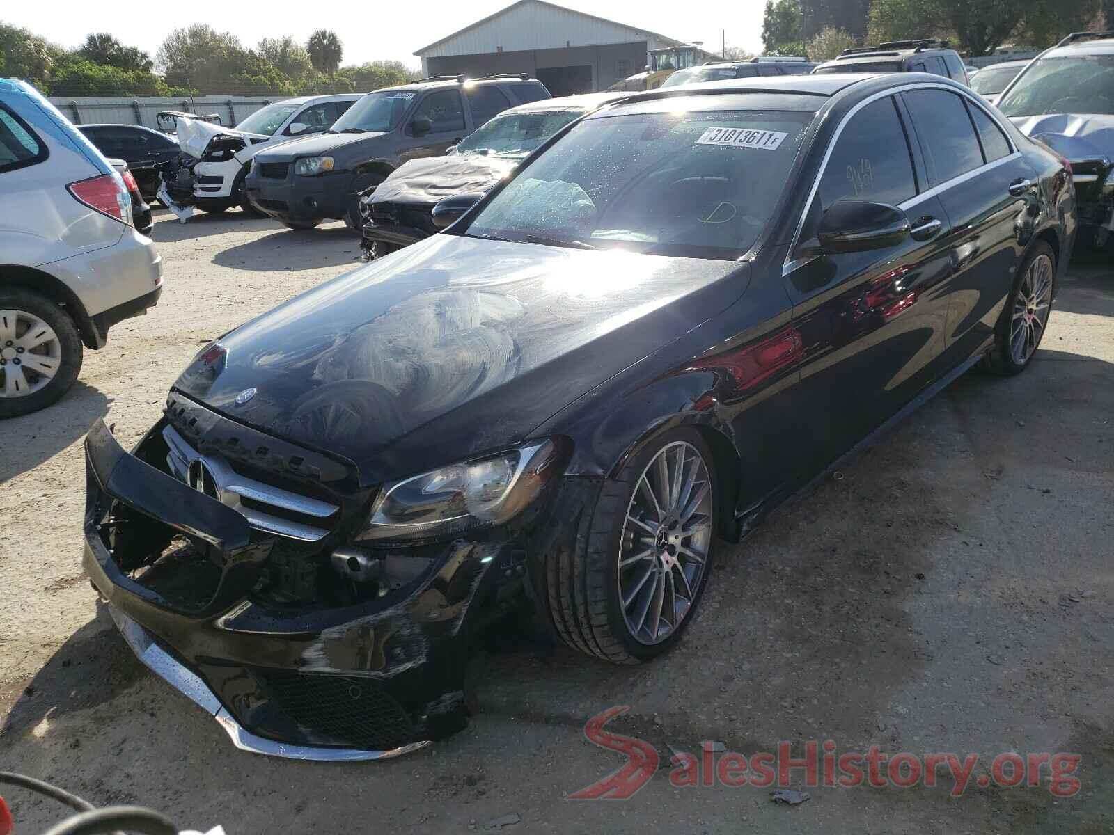 55SWF4JB0HU217687 2017 MERCEDES-BENZ C CLASS