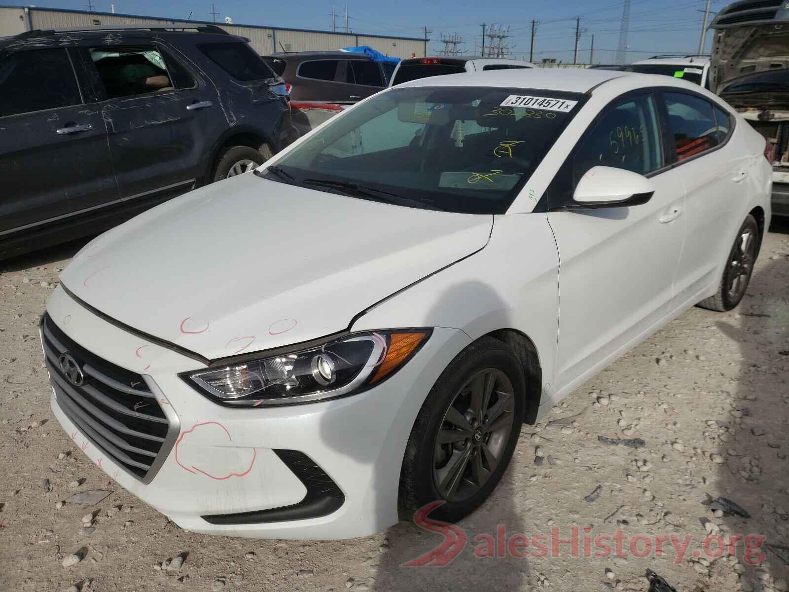 5NPD84LF7JH302830 2018 HYUNDAI ELANTRA