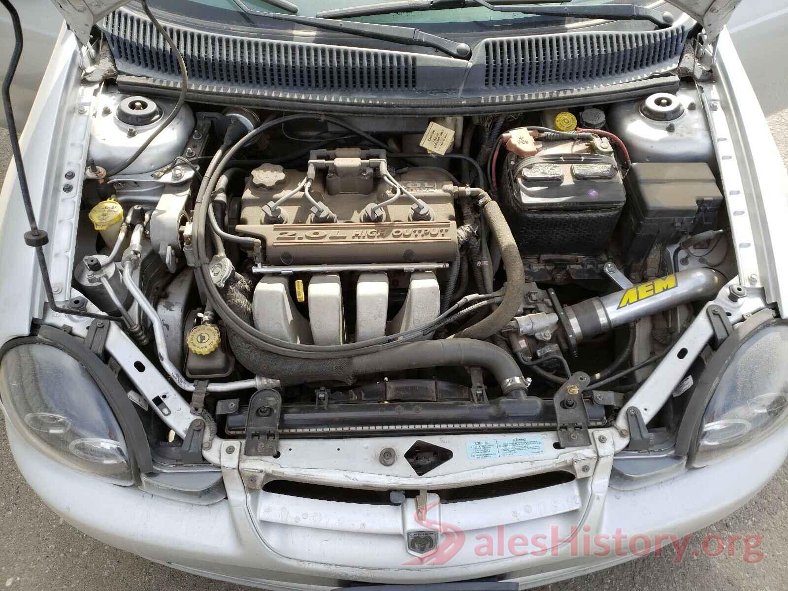 2HKRW2H87JH641971 2001 DODGE NEON