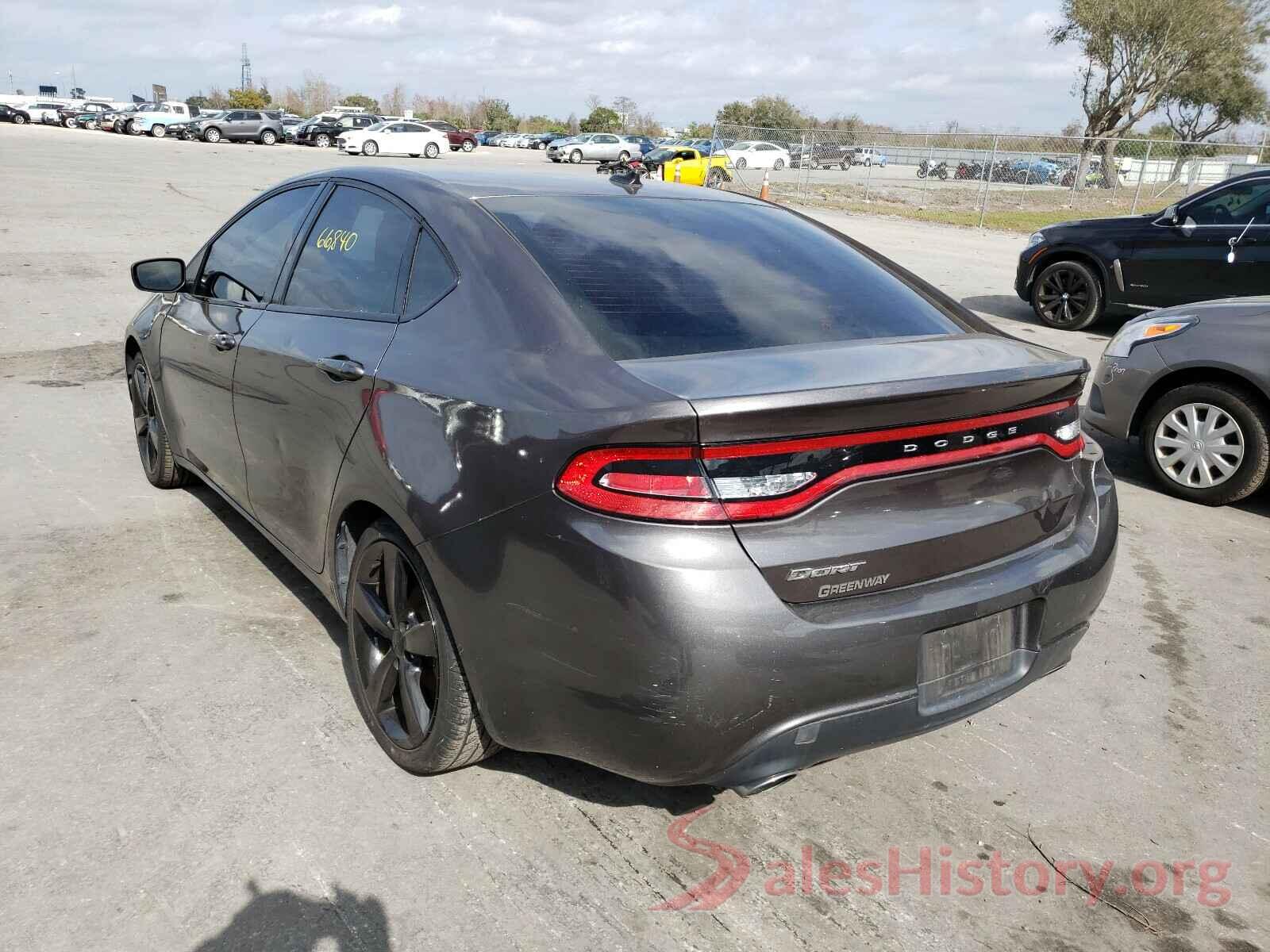 1C3CDFBBXGD539624 2016 DODGE DART