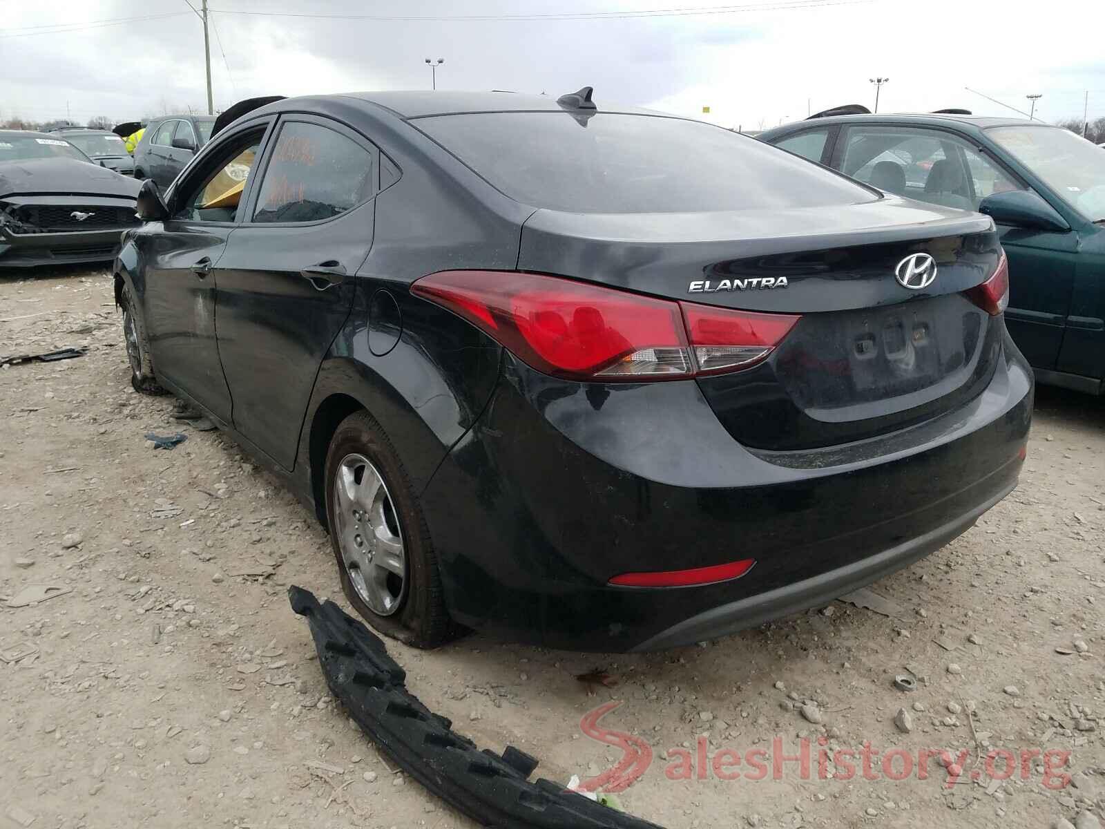 5NPDH4AE3GH716920 2016 HYUNDAI ELANTRA