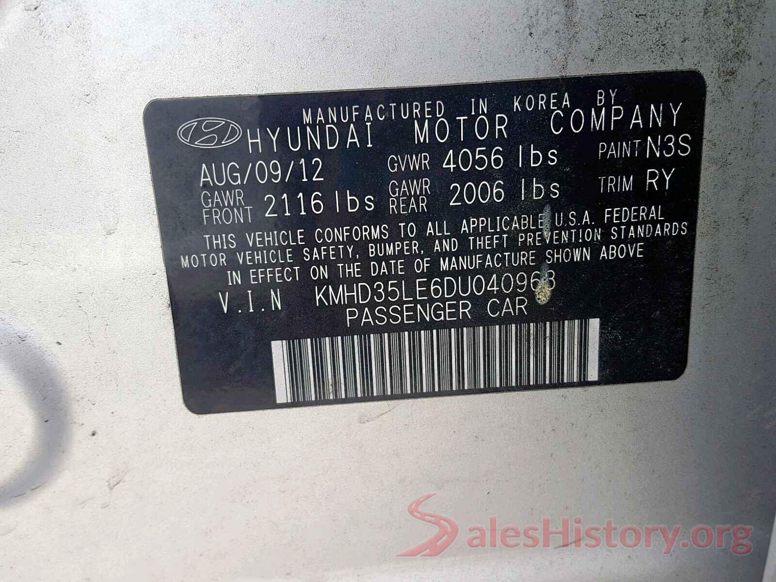 3TMCZ5AN4MM408742 2013 HYUNDAI ELANTRA