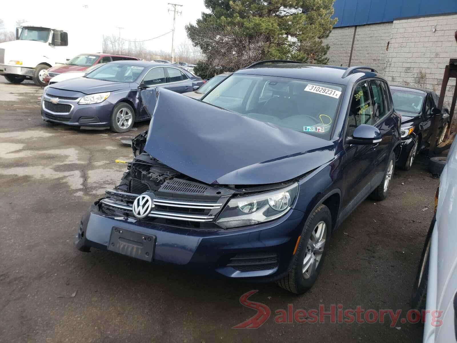 WVGBV7AX2GW561673 2016 VOLKSWAGEN TIGUAN