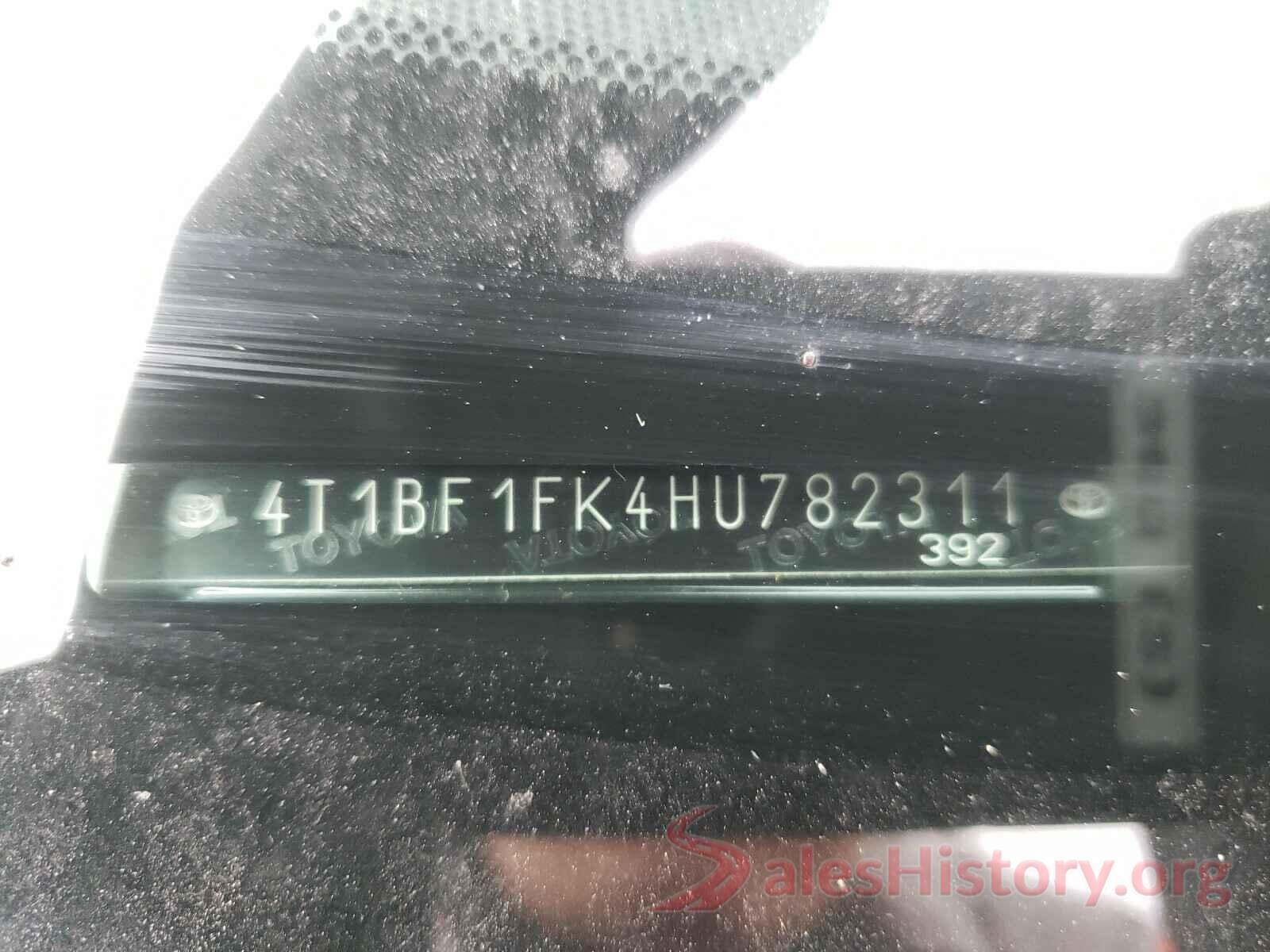 4T1BF1FK4HU782311 2017 TOYOTA CAMRY