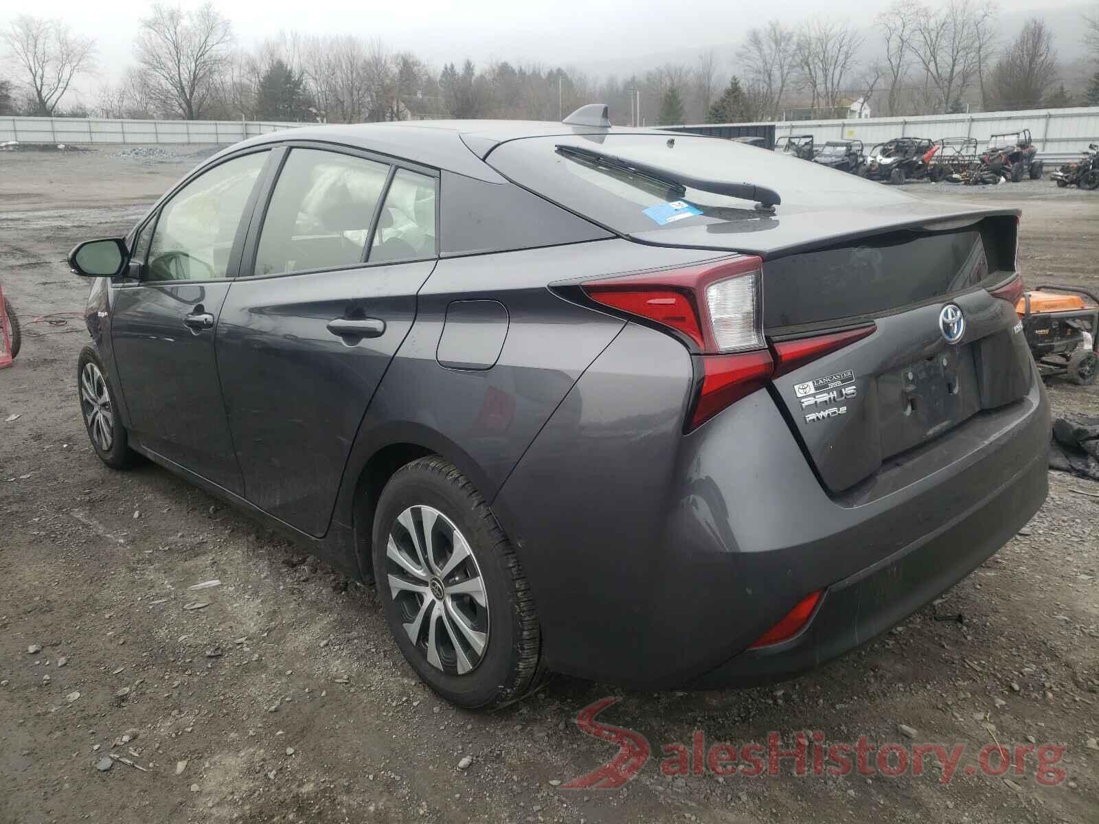 JTDL9RFU0L3016770 2020 TOYOTA PRIUS