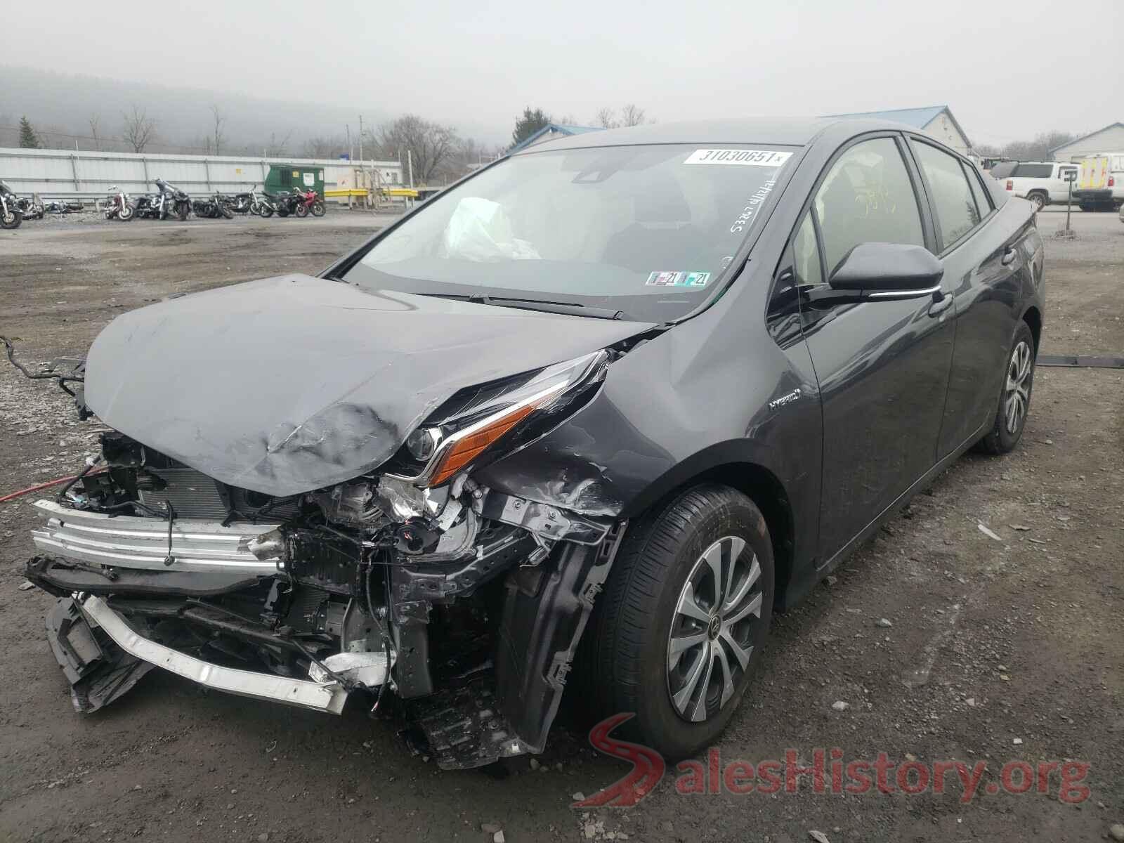 JTDL9RFU0L3016770 2020 TOYOTA PRIUS