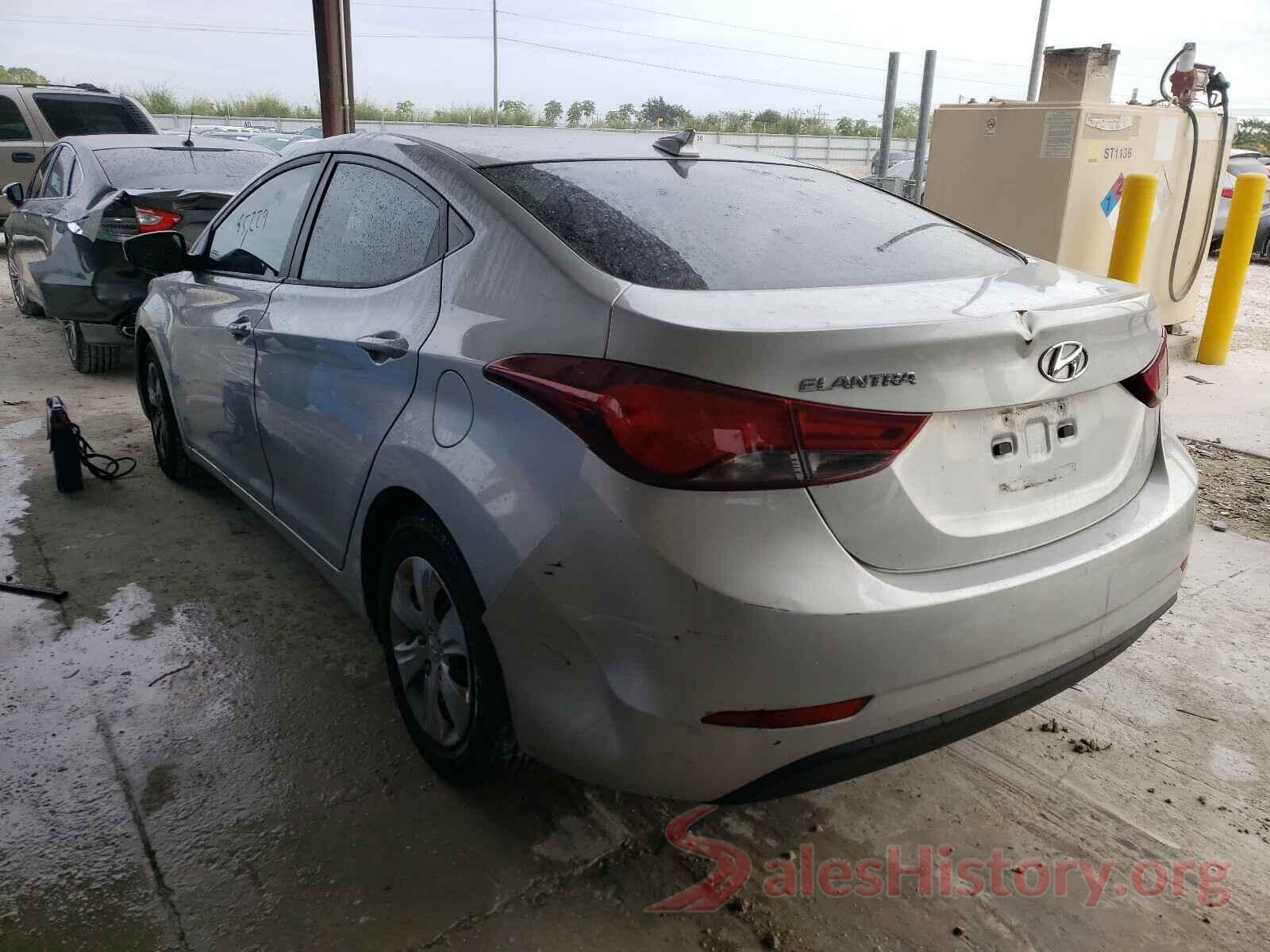 5TDDZRFH9KS931668 2016 HYUNDAI ELANTRA