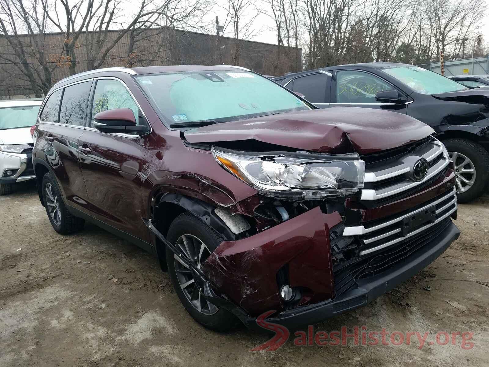 5TDJZRFH6KS976053 2019 TOYOTA HIGHLANDER