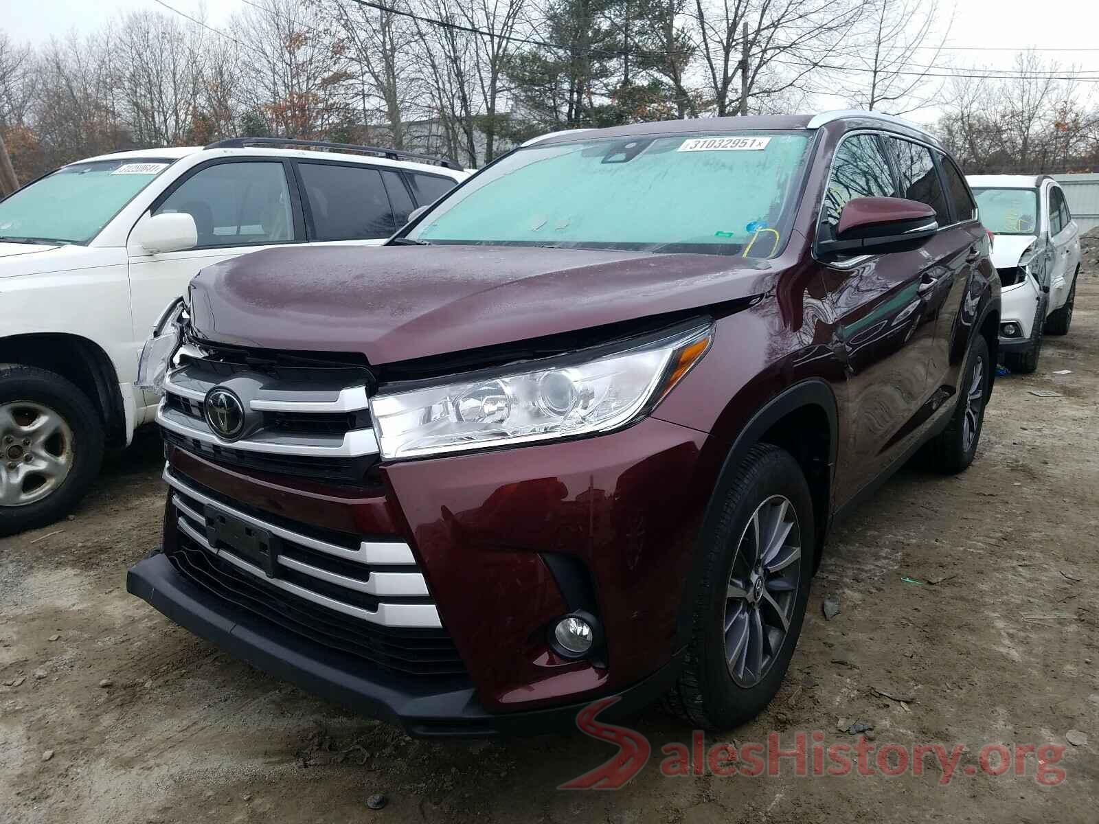 5TDJZRFH6KS976053 2019 TOYOTA HIGHLANDER