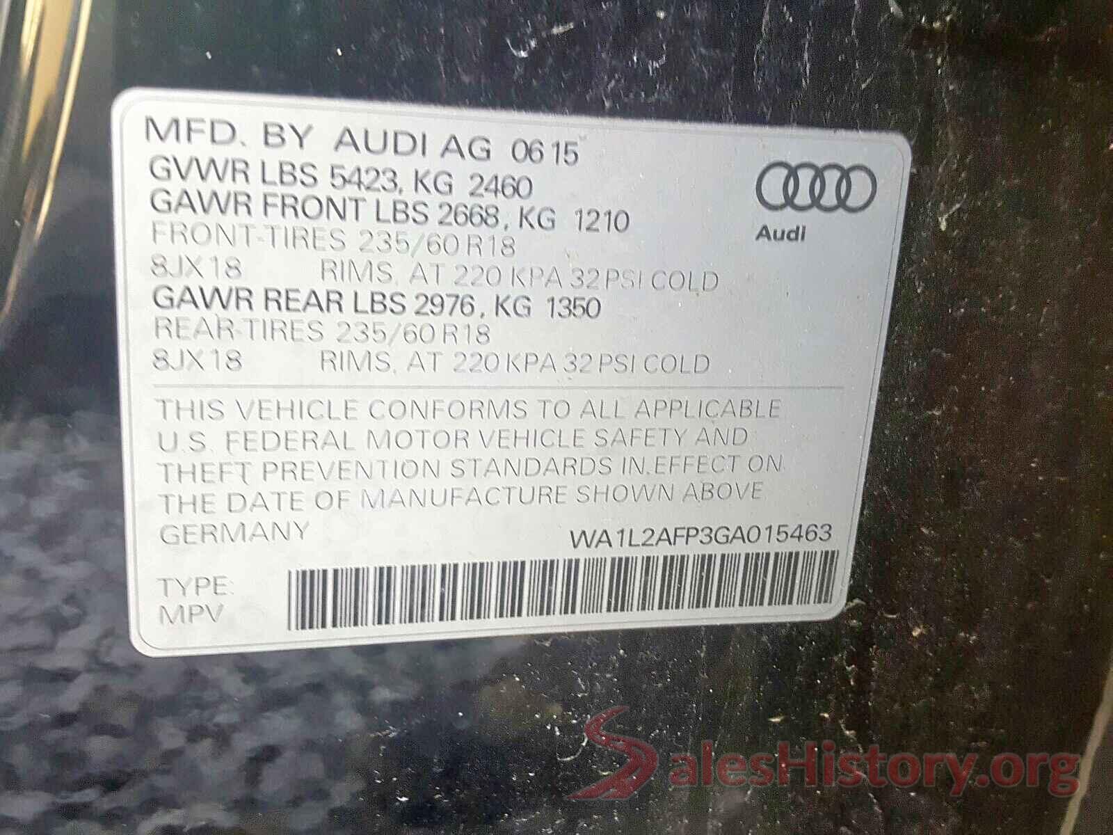 1FMCU0JD9HUB13495 2016 AUDI Q5