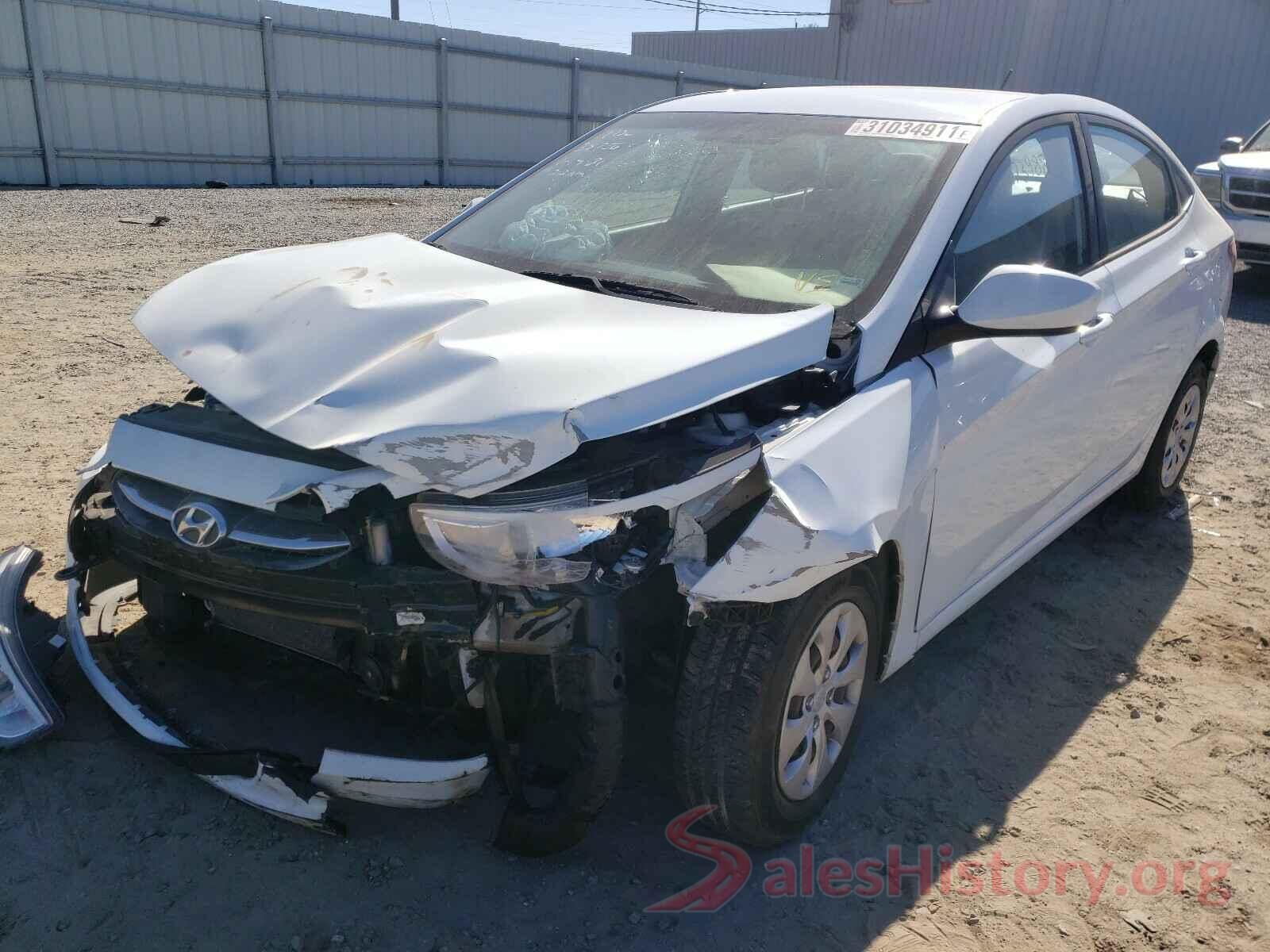 KMHCT4AE7GU119233 2016 HYUNDAI ACCENT